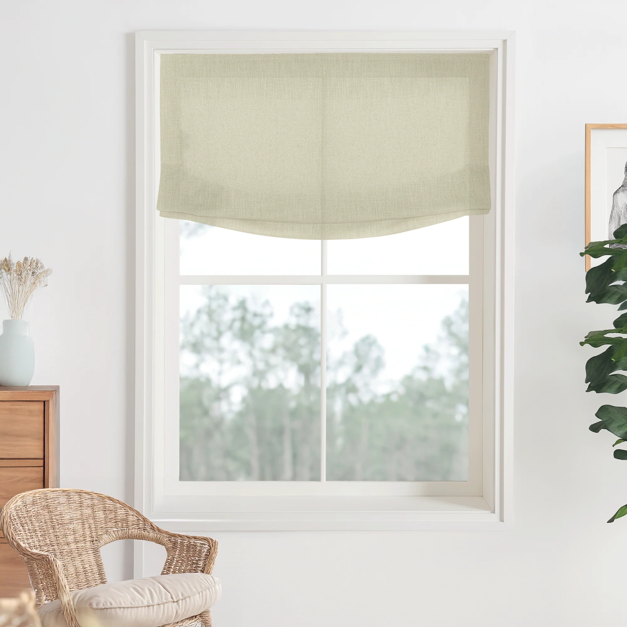 Bella Cotton Roman Shades & Blinds | Relaxed - Image 16