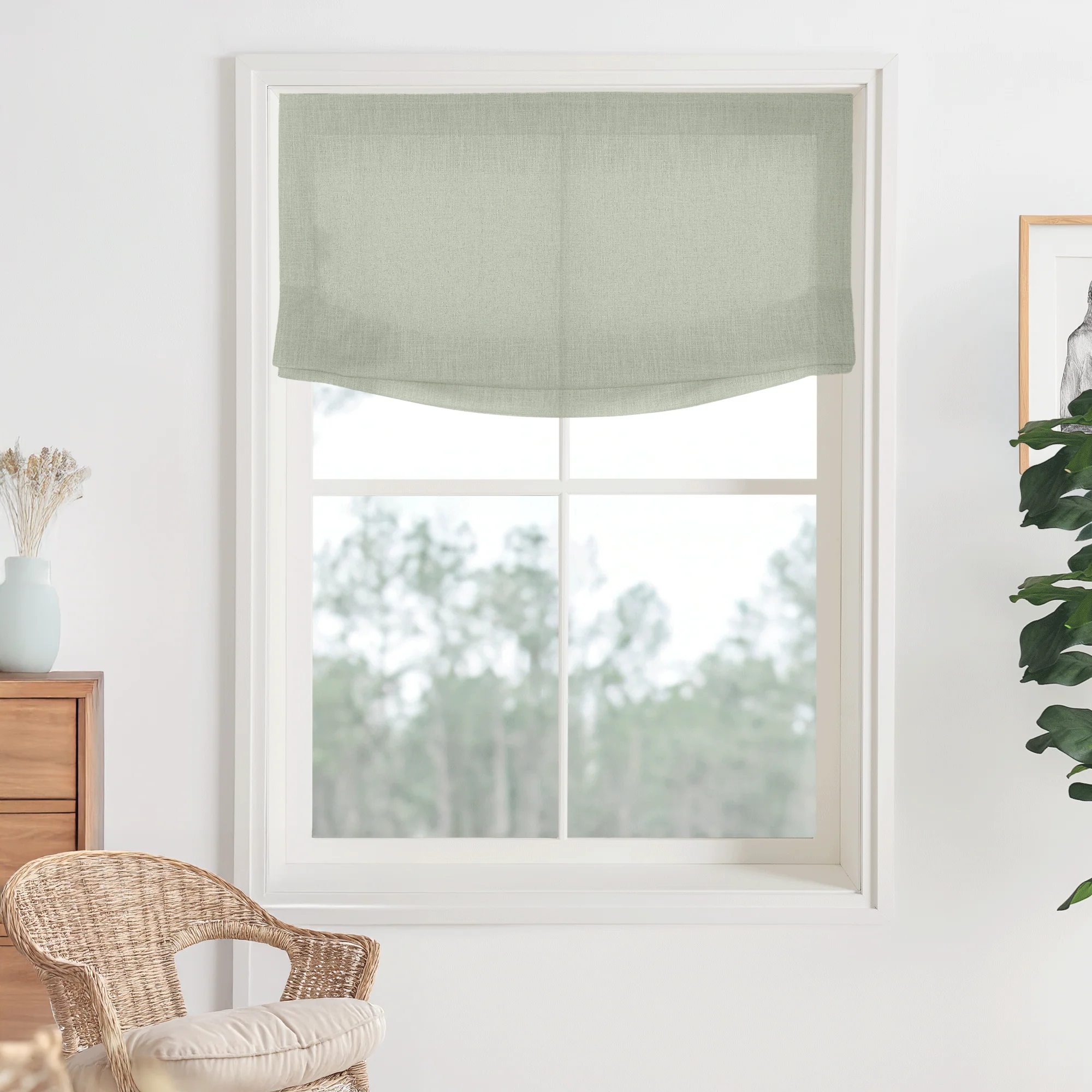 Bella Cotton Roman Shades & Blinds | Relaxed - Image 18