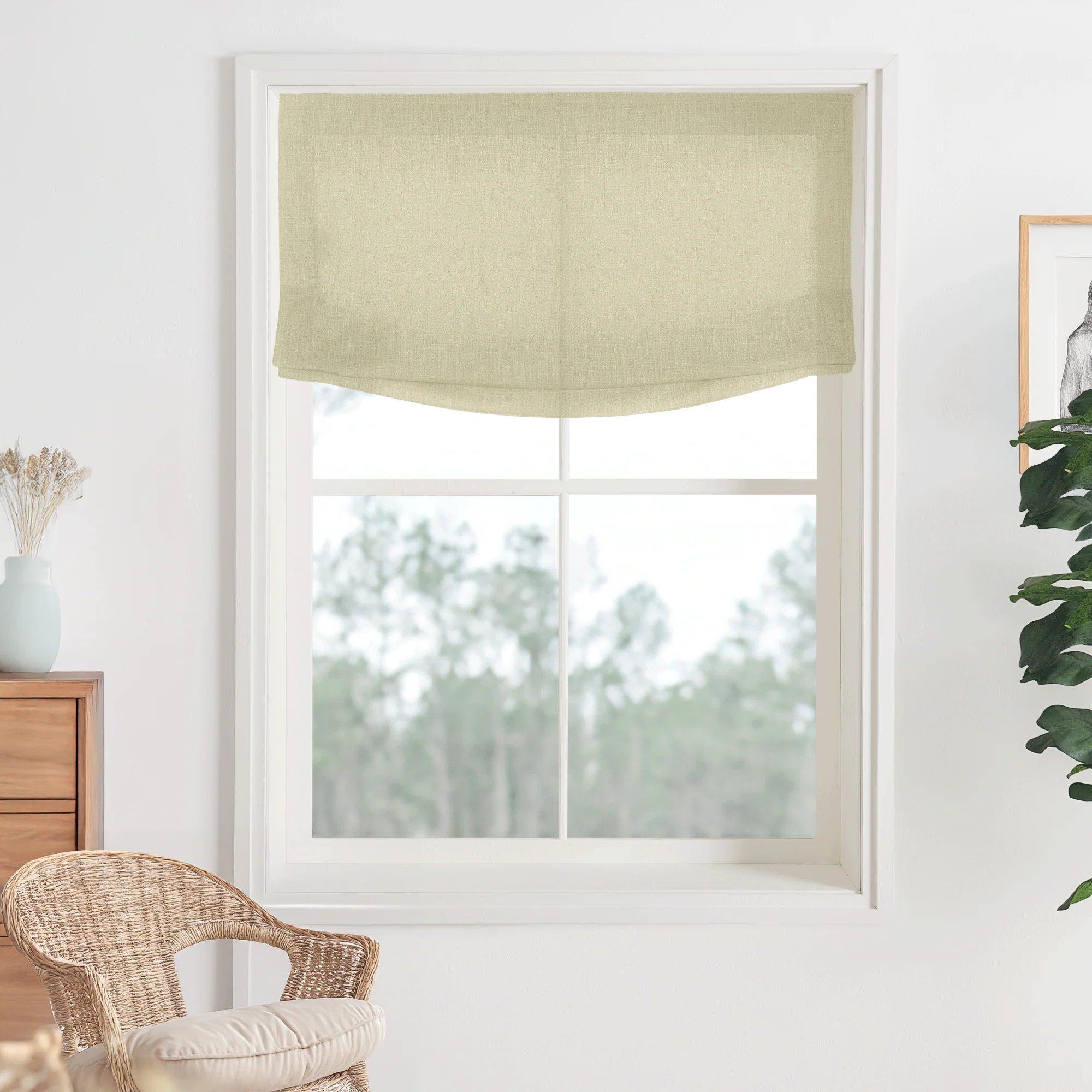 Bella Cotton Roman Shades & Blinds | Relaxed - Image 19