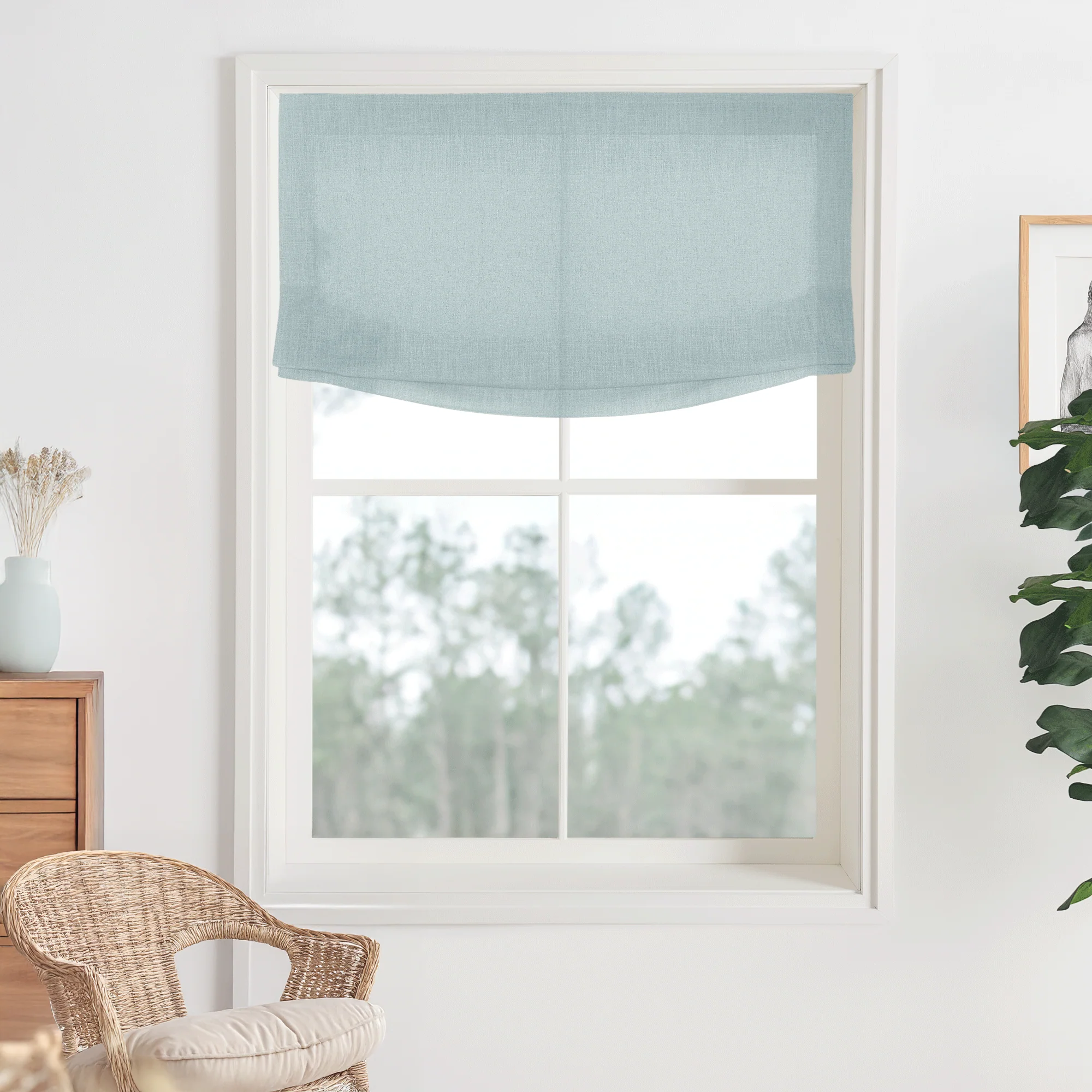 Bella Cotton Roman Shades & Blinds | Relaxed - Image 21