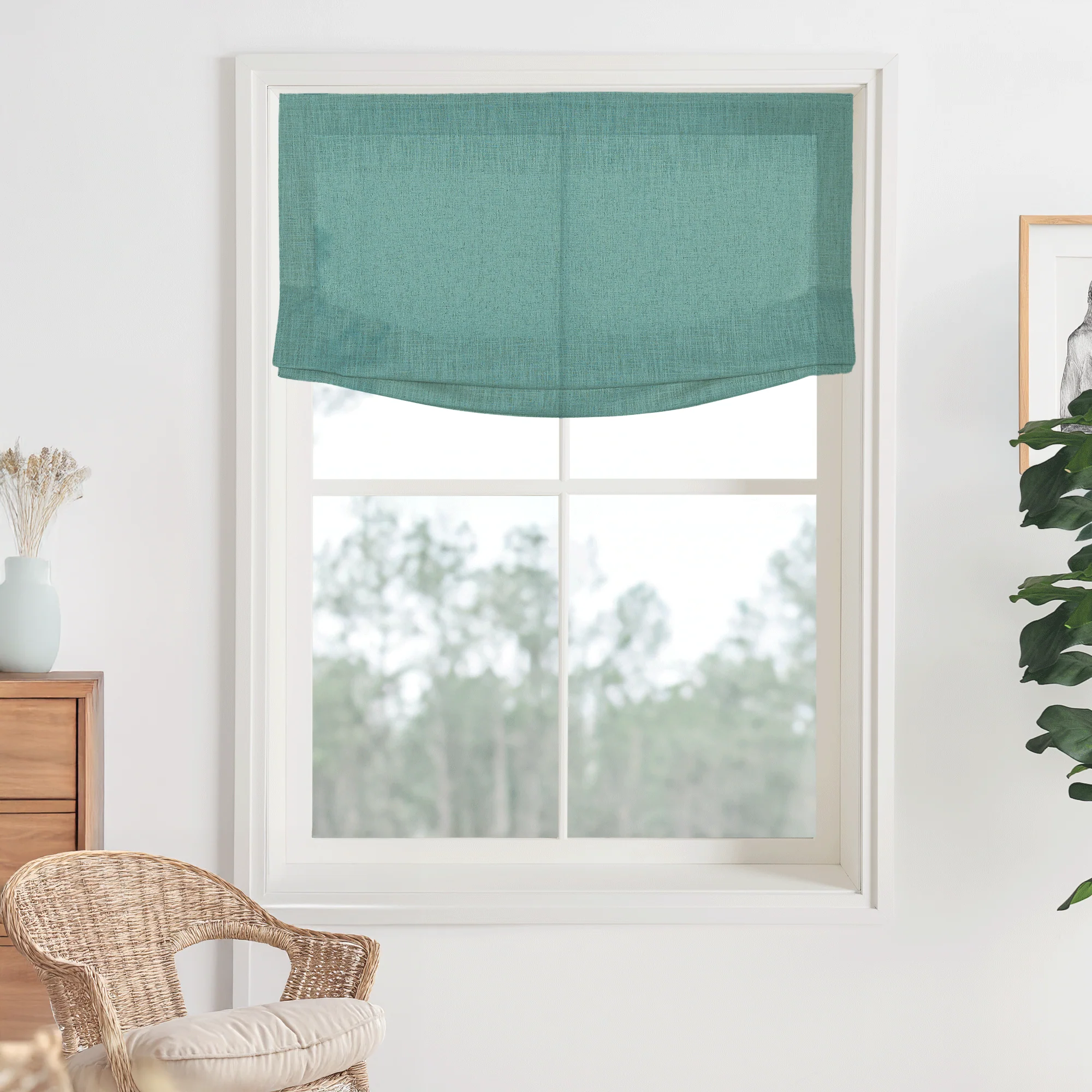 Bella Cotton Roman Shades & Blinds | Relaxed - Image 27