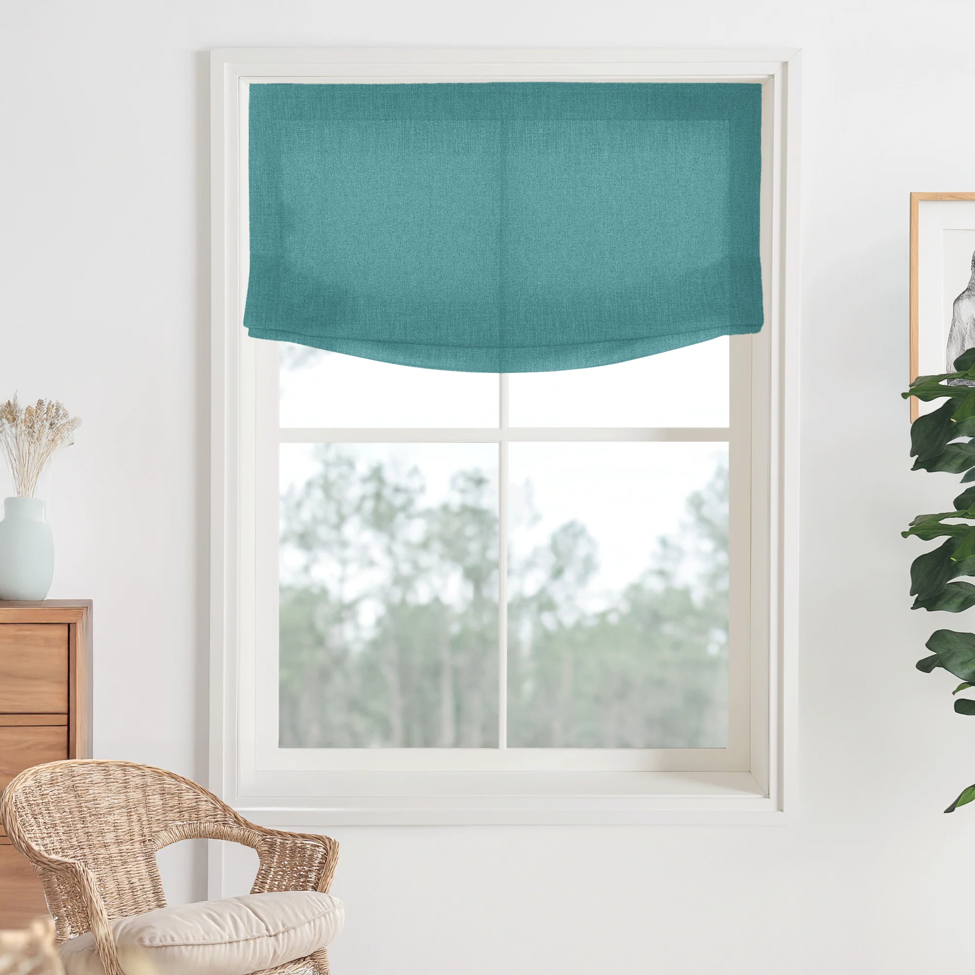 Bella Cotton Roman Shades & Blinds | Relaxed - Image 31