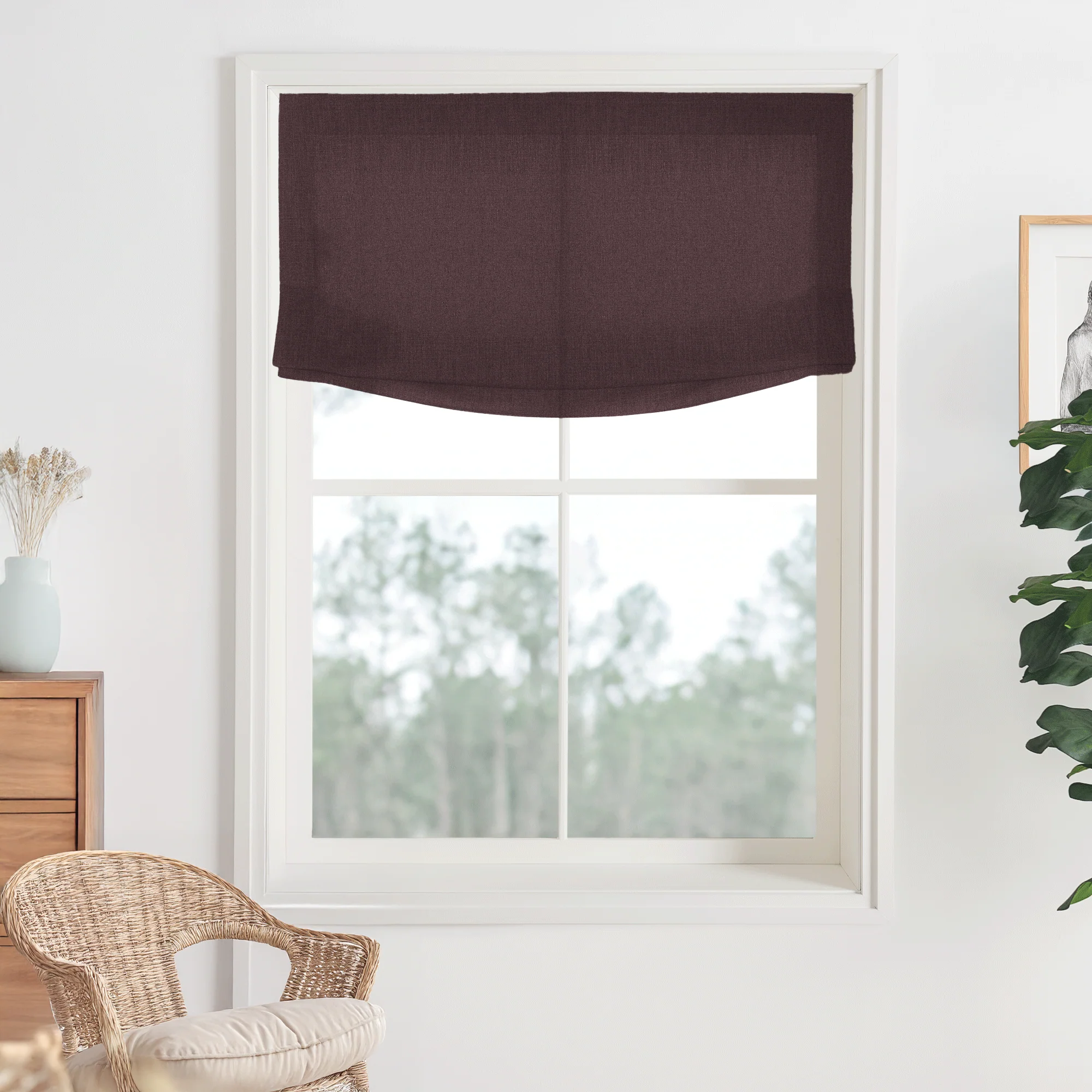 Bella Cotton Roman Shades & Blinds | Relaxed - Image 34