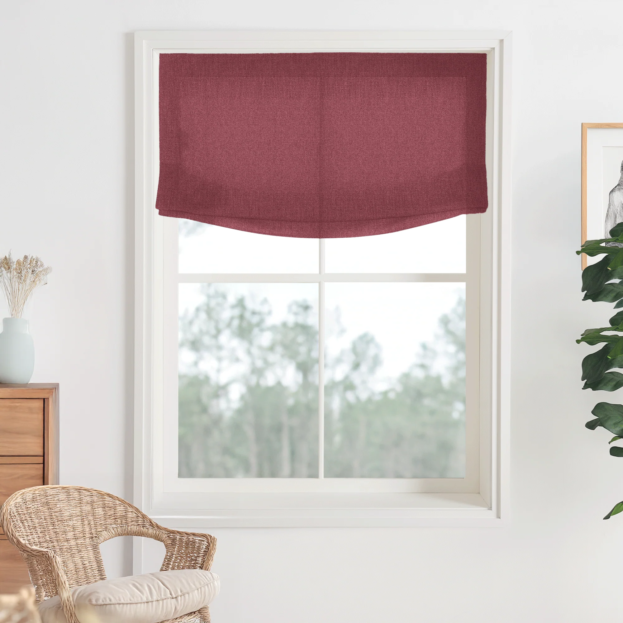 Bella Cotton Roman Shades & Blinds | Relaxed - Image 5