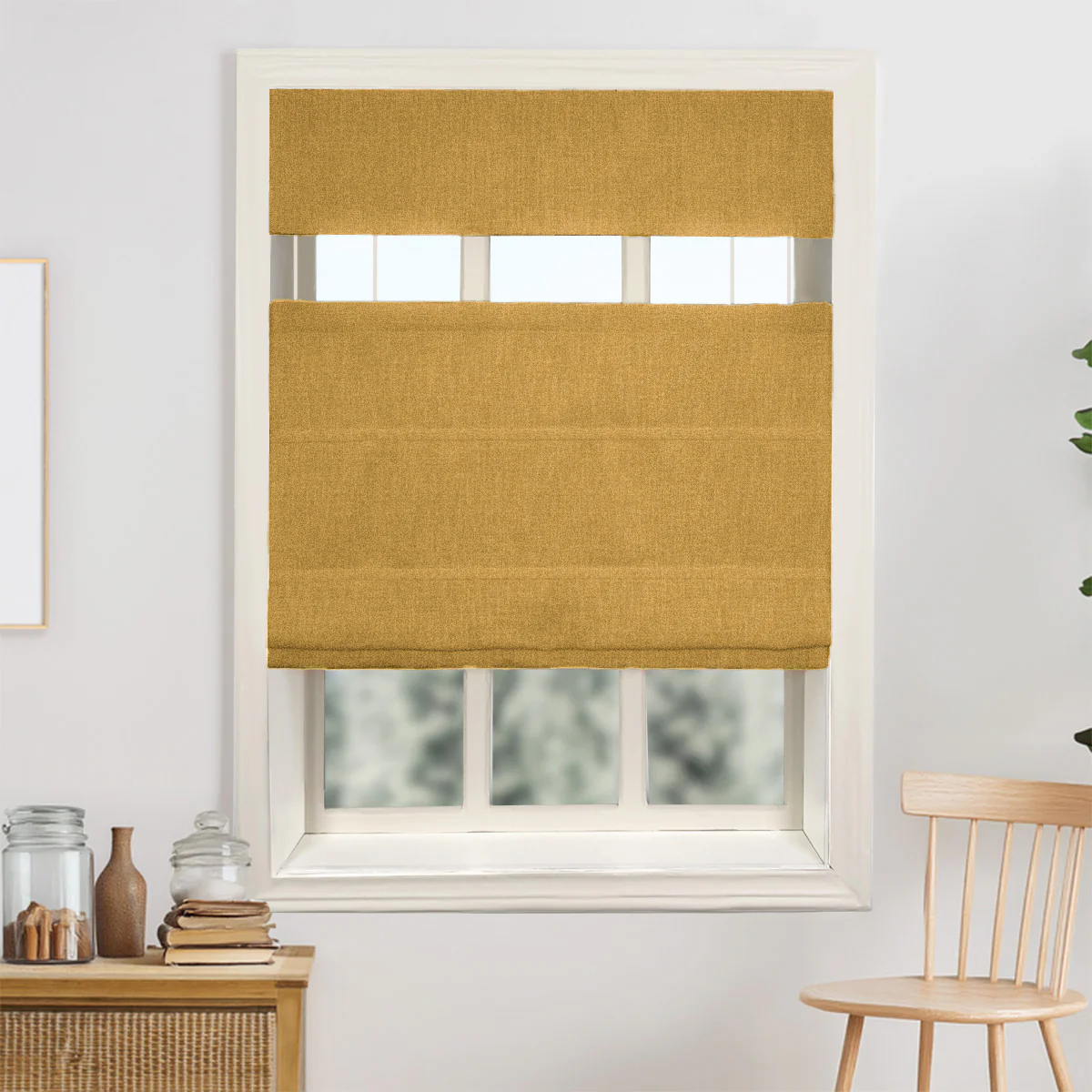 Bella Cotton Roman Shades & Blinds | Top Down Bottom Up - Image 11