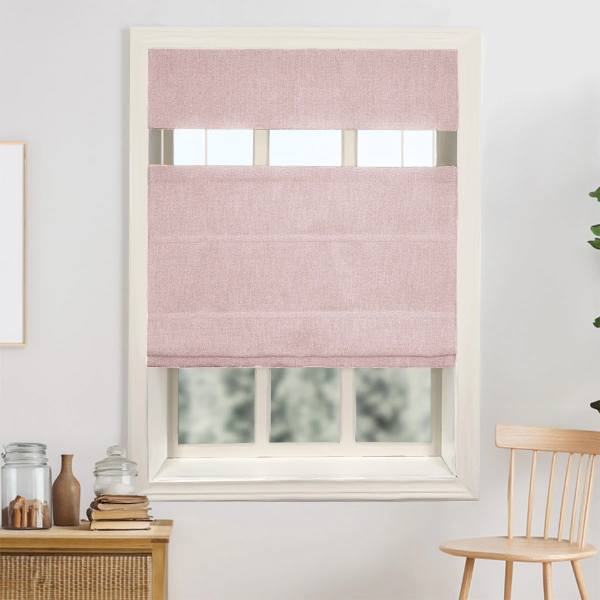 Bella Cotton Roman Shades & Blinds | Top Down Bottom Up - Image 12