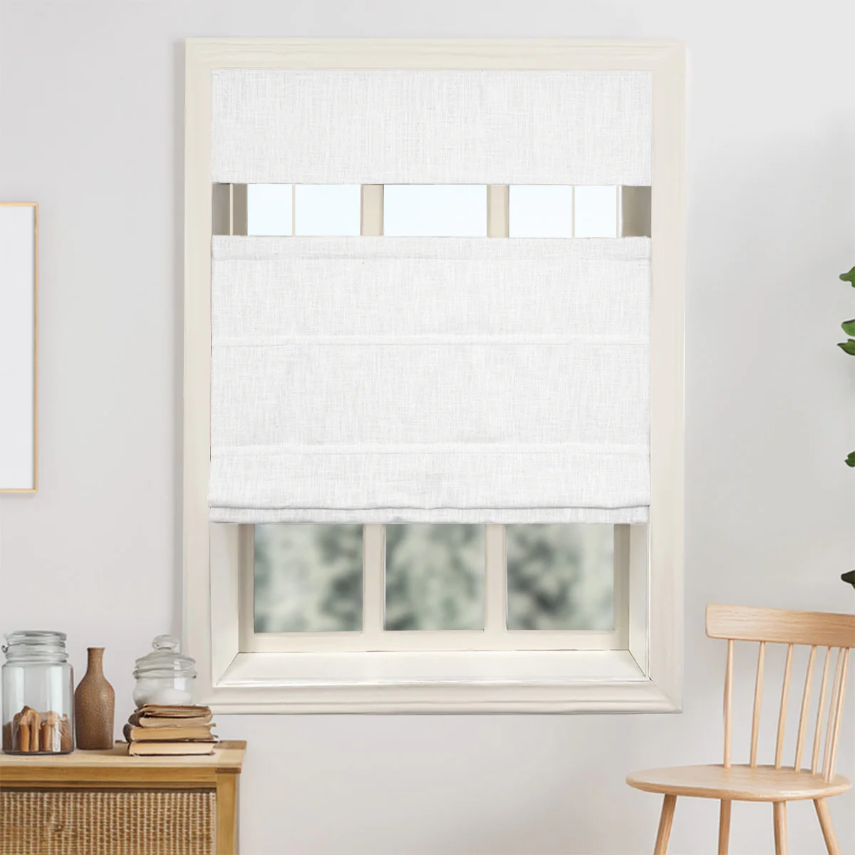 Bella Cotton Roman Shades & Blinds | Top Down Bottom Up - Image 18