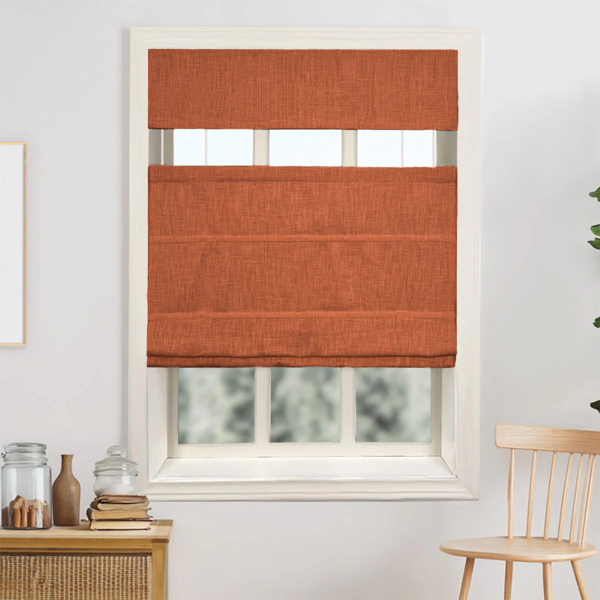 Bella Cotton Roman Shades & Blinds | Top Down Bottom Up - Image 20