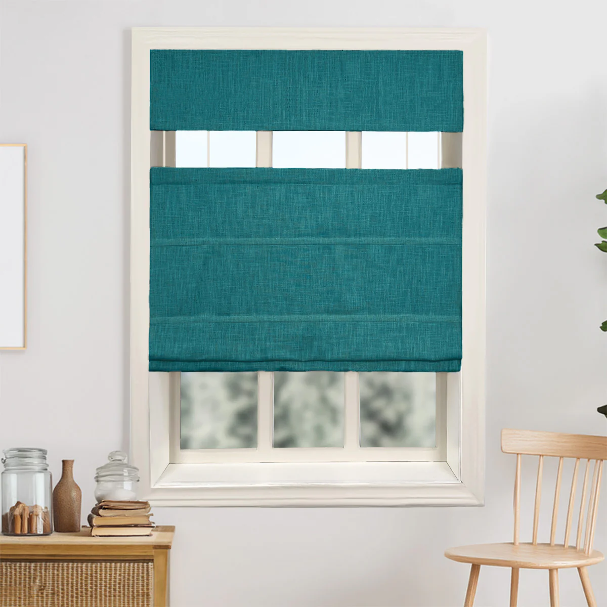 Bella Cotton Roman Shades & Blinds | Top Down Bottom Up - Image 21