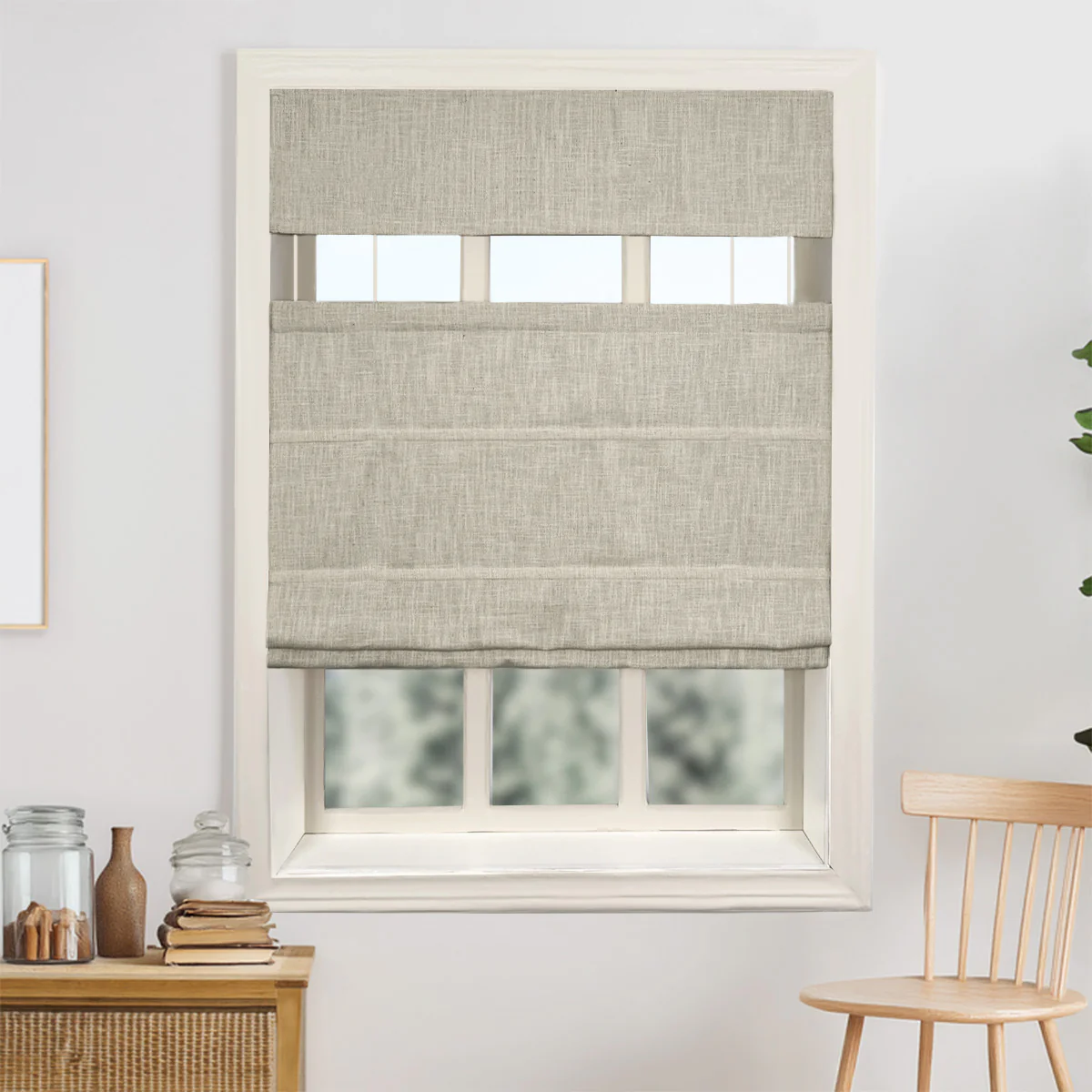 Bella Cotton Roman Shades & Blinds | Top Down Bottom Up - Image 22
