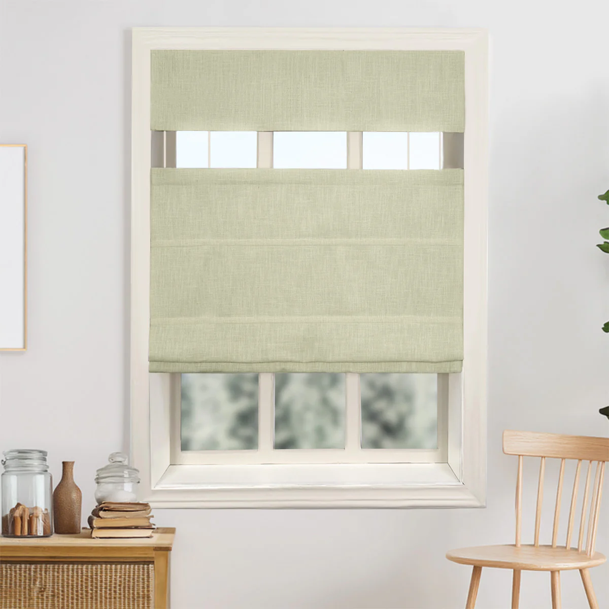 Bella Cotton Roman Shades & Blinds | Top Down Bottom Up - Image 24