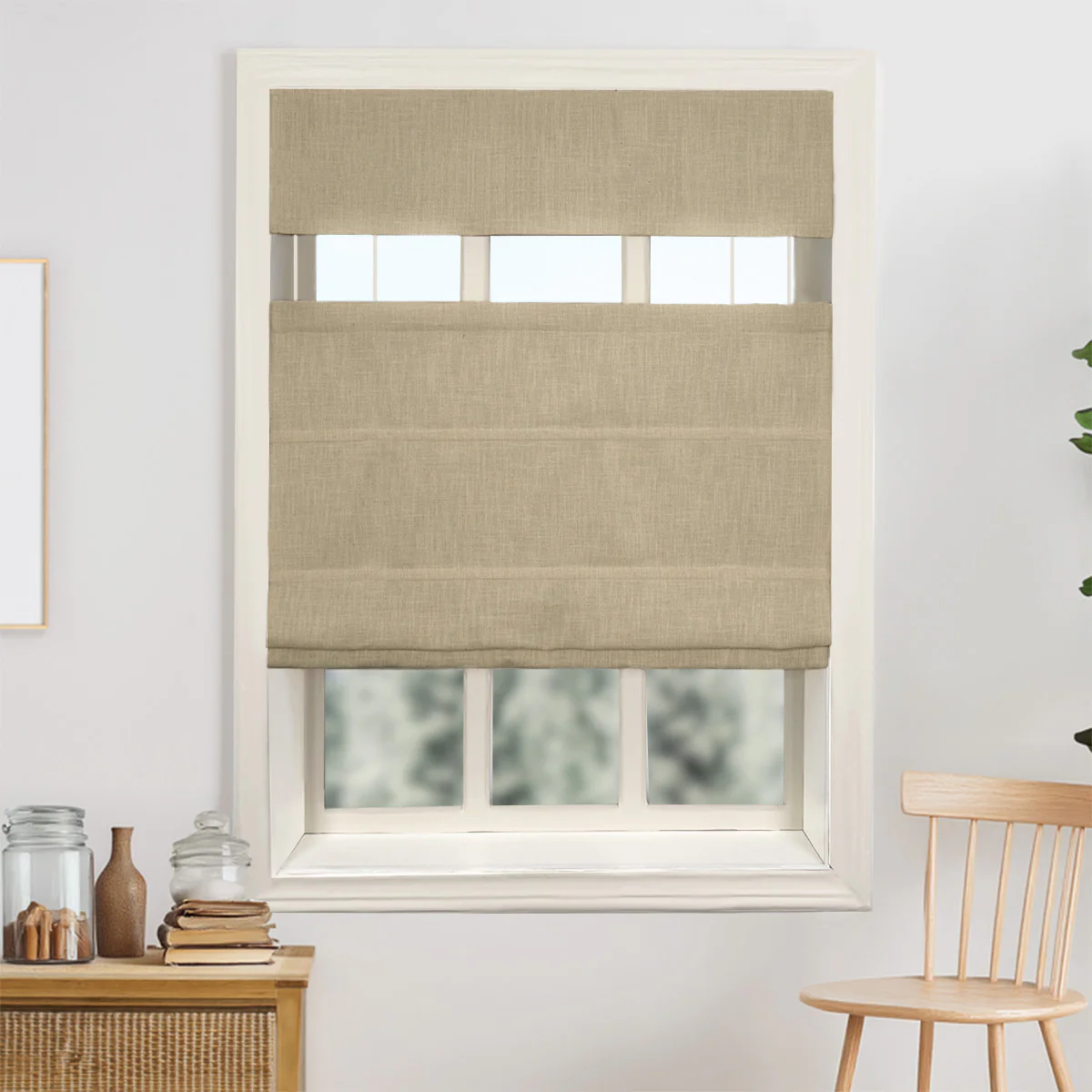 Bella Cotton Roman Shades & Blinds | Top Down Bottom Up - Image 25