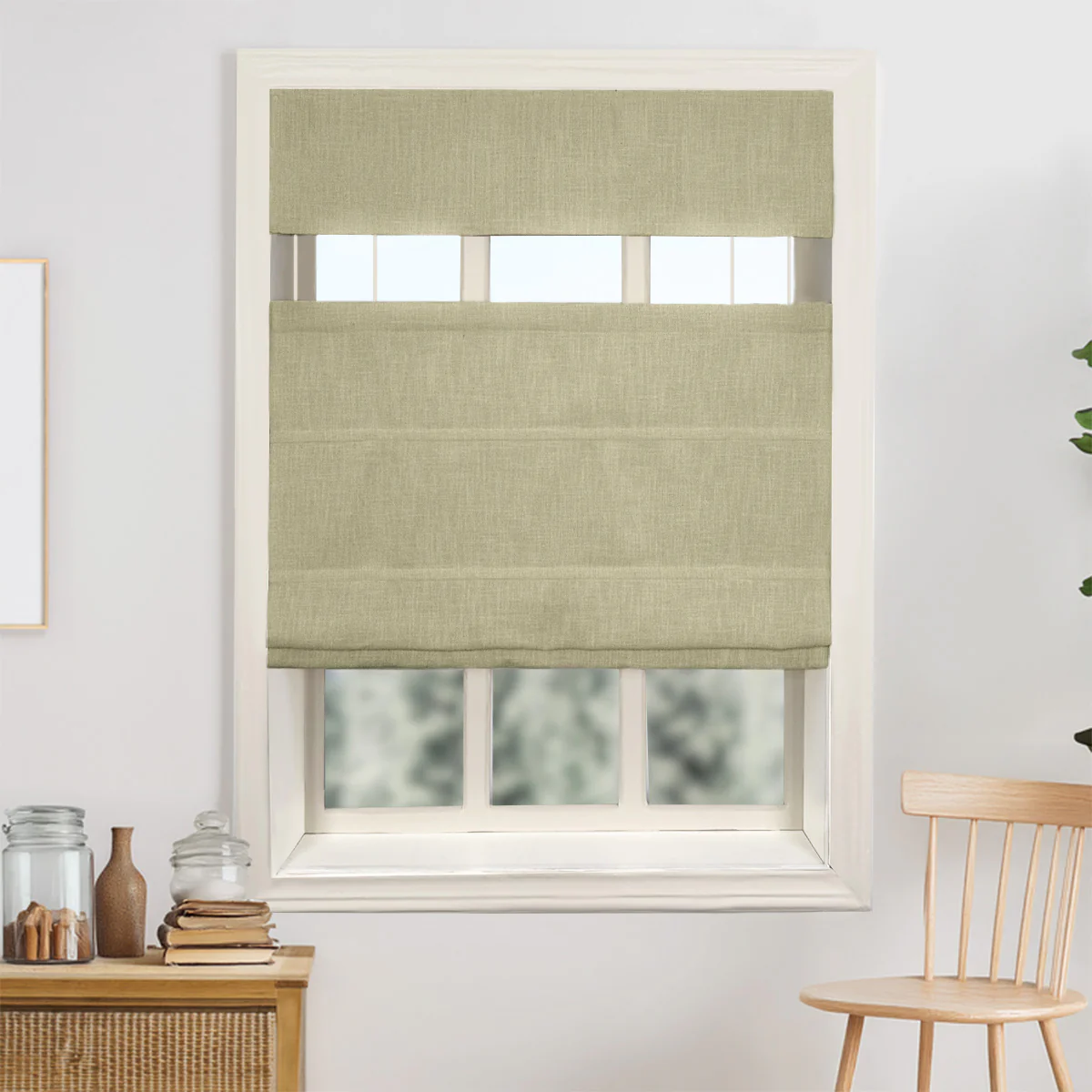 Bella Cotton Roman Shades & Blinds | Top Down Bottom Up - Image 29