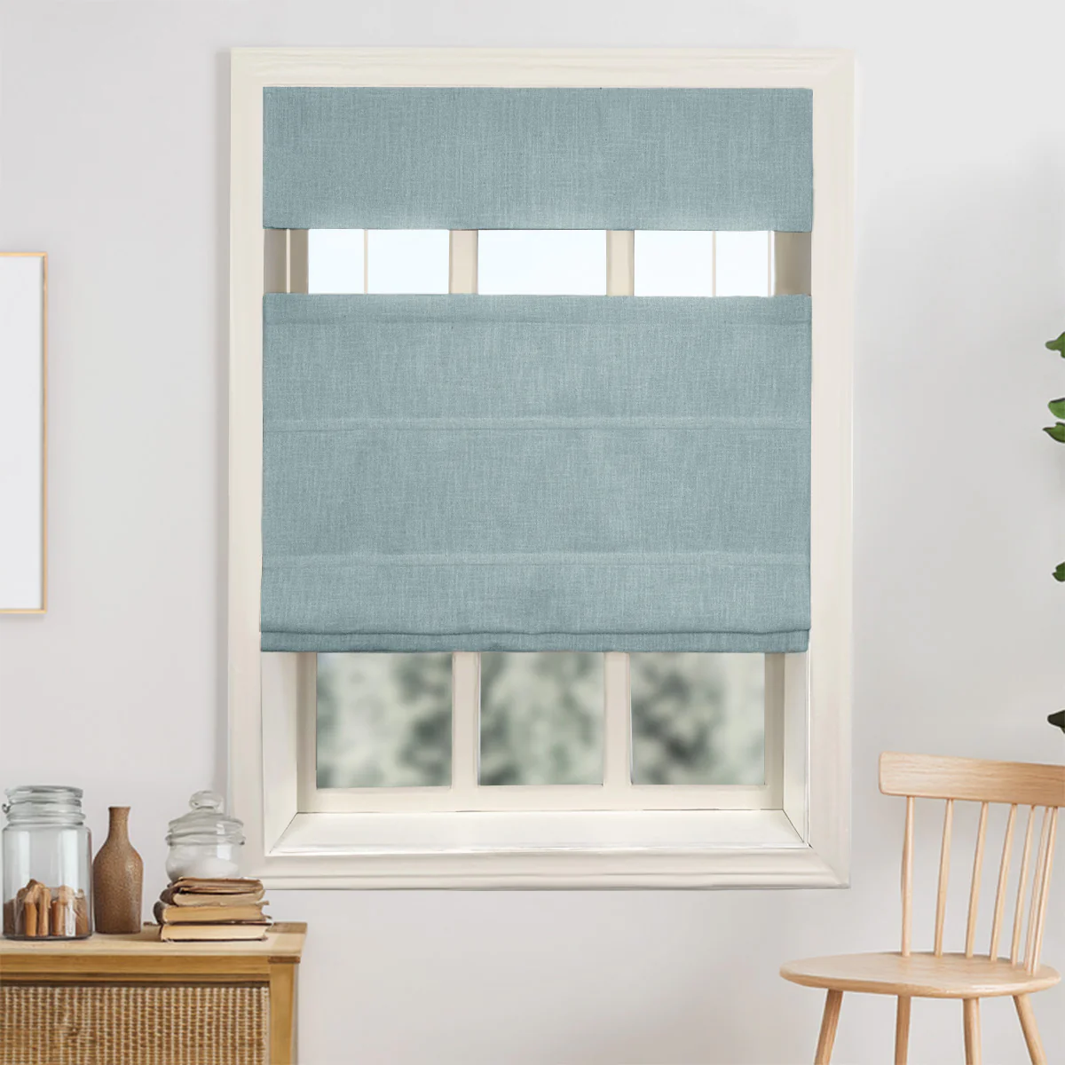 Bella Cotton Roman Shades & Blinds | Top Down Bottom Up - Image 31