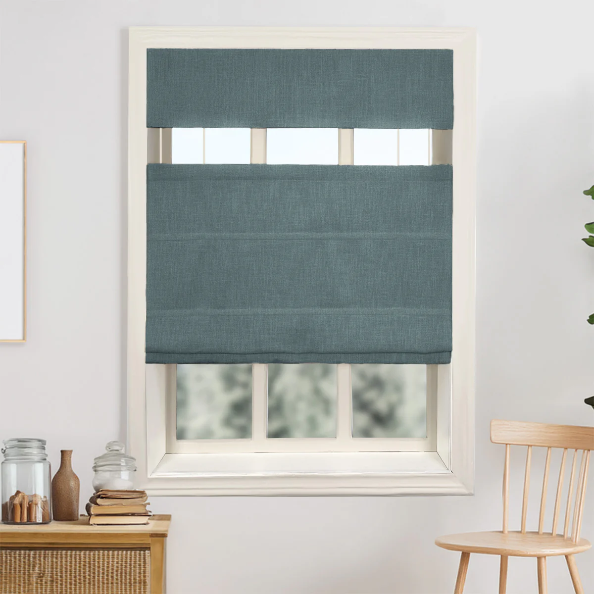 Bella Cotton Roman Shades & Blinds | Top Down Bottom Up - Image 32
