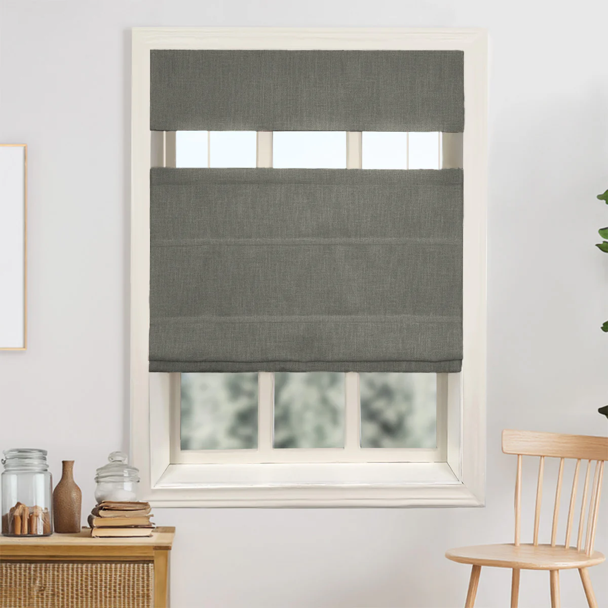 Bella Cotton Roman Shades & Blinds | Top Down Bottom Up - Image 33