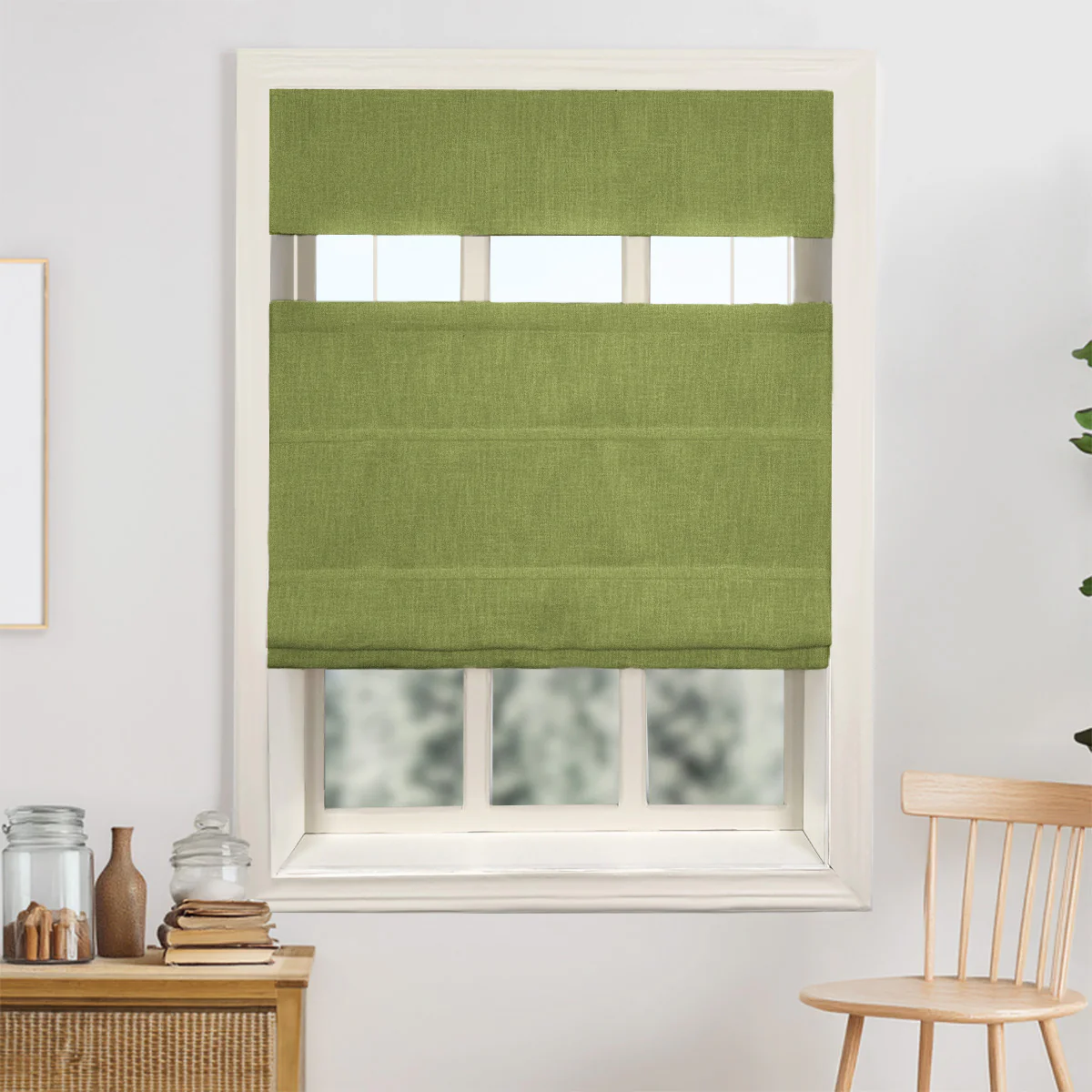 Bella Cotton Roman Shades & Blinds | Top Down Bottom Up - Image 35