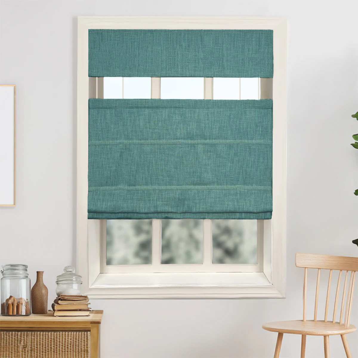 Bella Cotton Roman Shades & Blinds | Top Down Bottom Up - Image 37