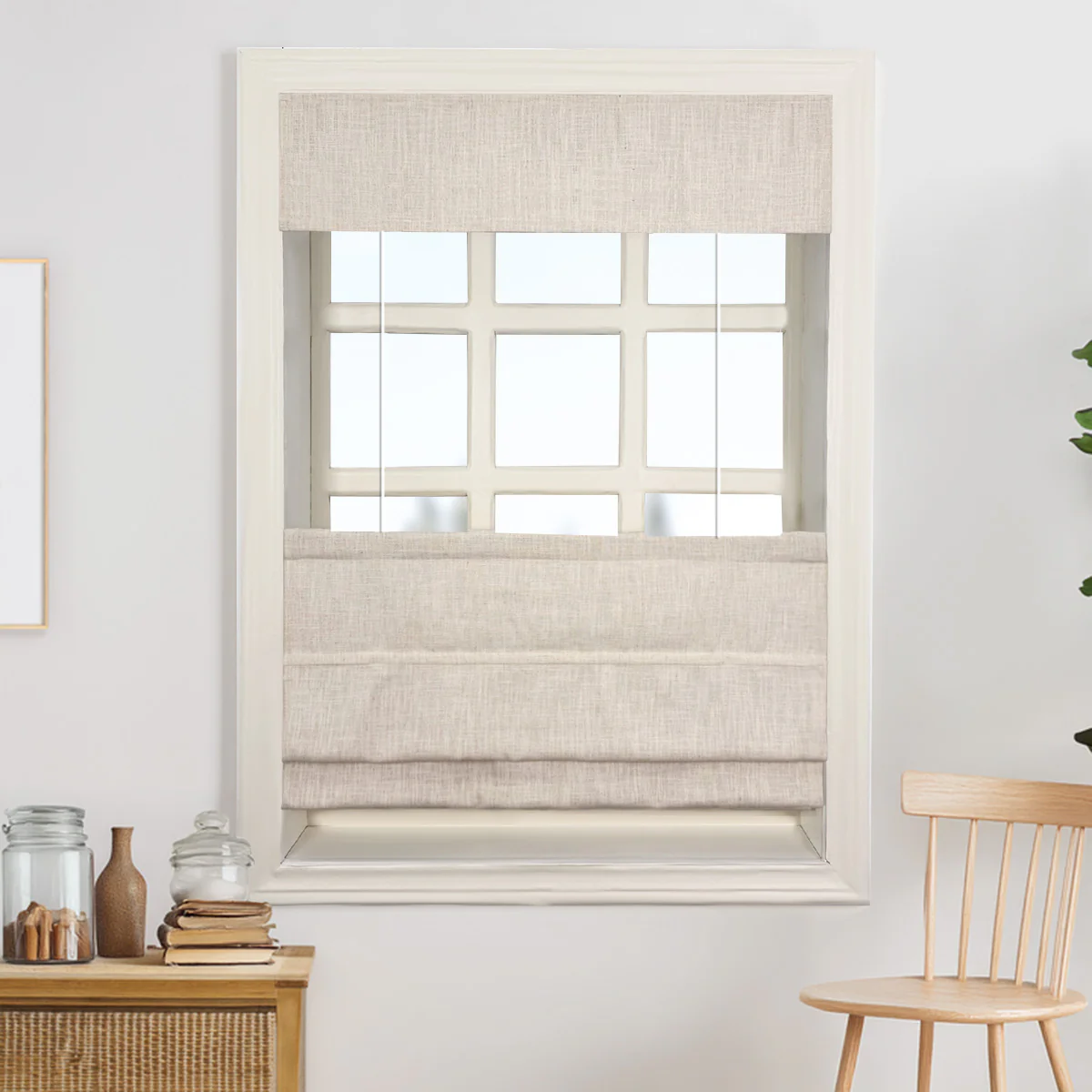 Bella Cotton Roman Shades & Blinds | Top Down Bottom Up - Image 4