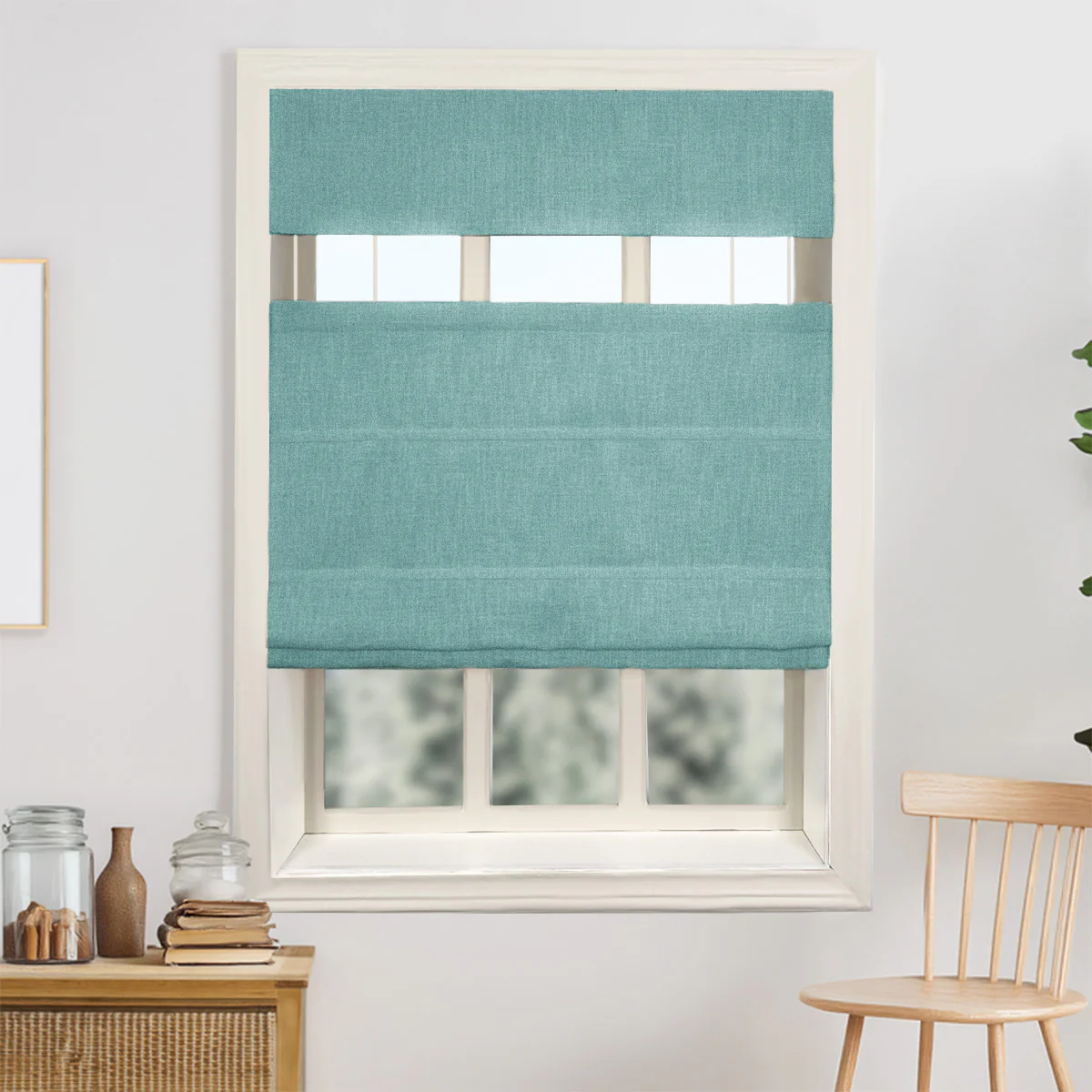 Bella Cotton Roman Shades & Blinds | Top Down Bottom Up - Image 40
