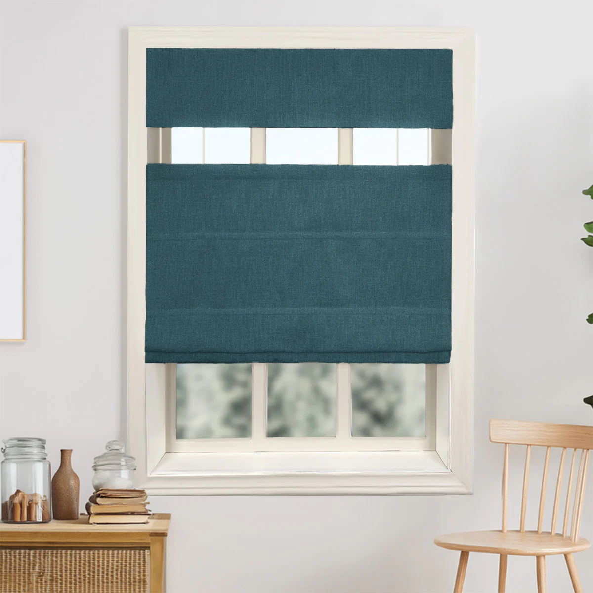 Bella Cotton Roman Shades & Blinds | Top Down Bottom Up - Image 42