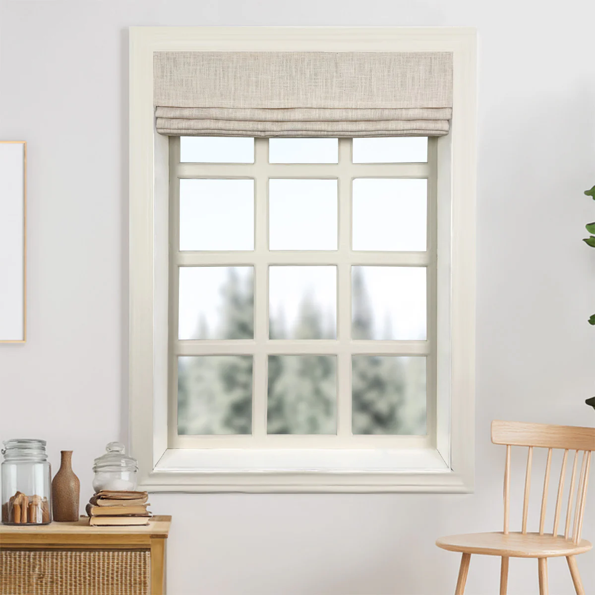 Bella Cotton Roman Shades & Blinds | Top Down Bottom Up - Image 5