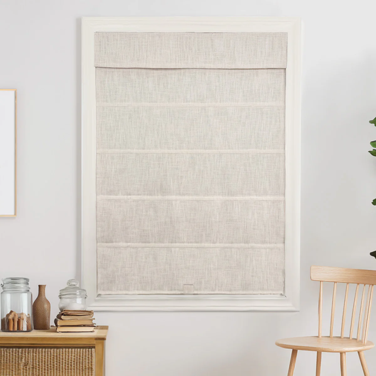 Bella Cotton Roman Shades & Blinds | Top Down Bottom Up - Image 6