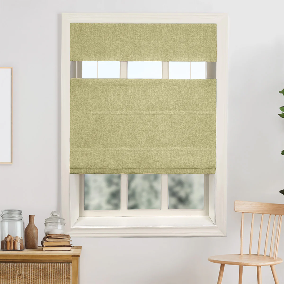 Bella Cotton Roman Shades & Blinds | Top Down Bottom Up - Image 9