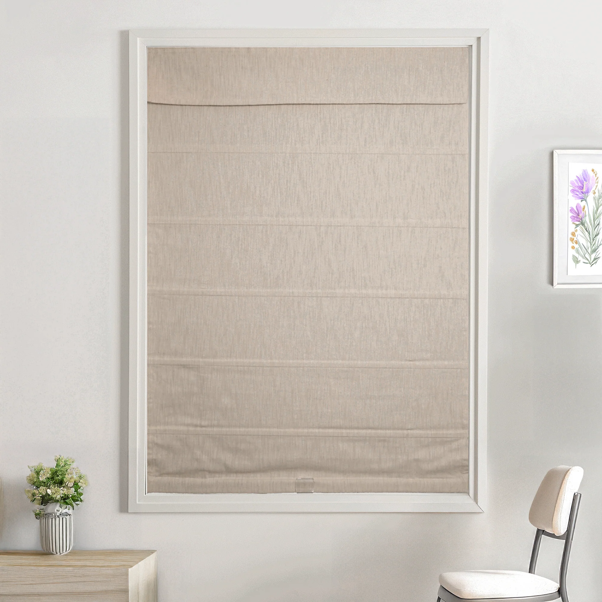 Cove Cotton Roman Shades & Blinds | Top Down Bottom Up - Image 6