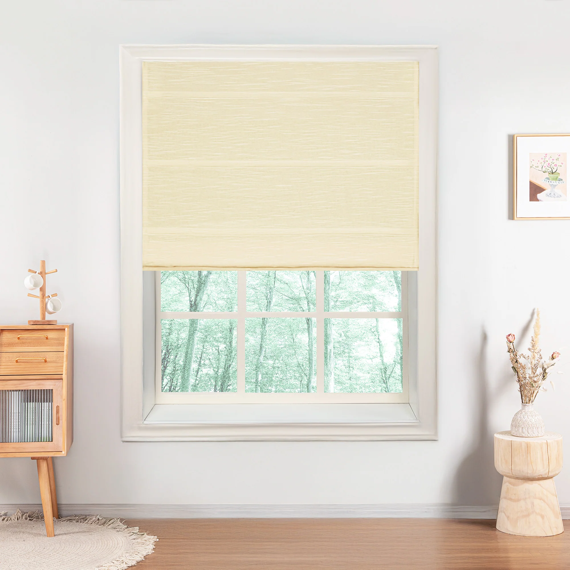 Jenna Linen Roman Shades & Blinds - Image 28