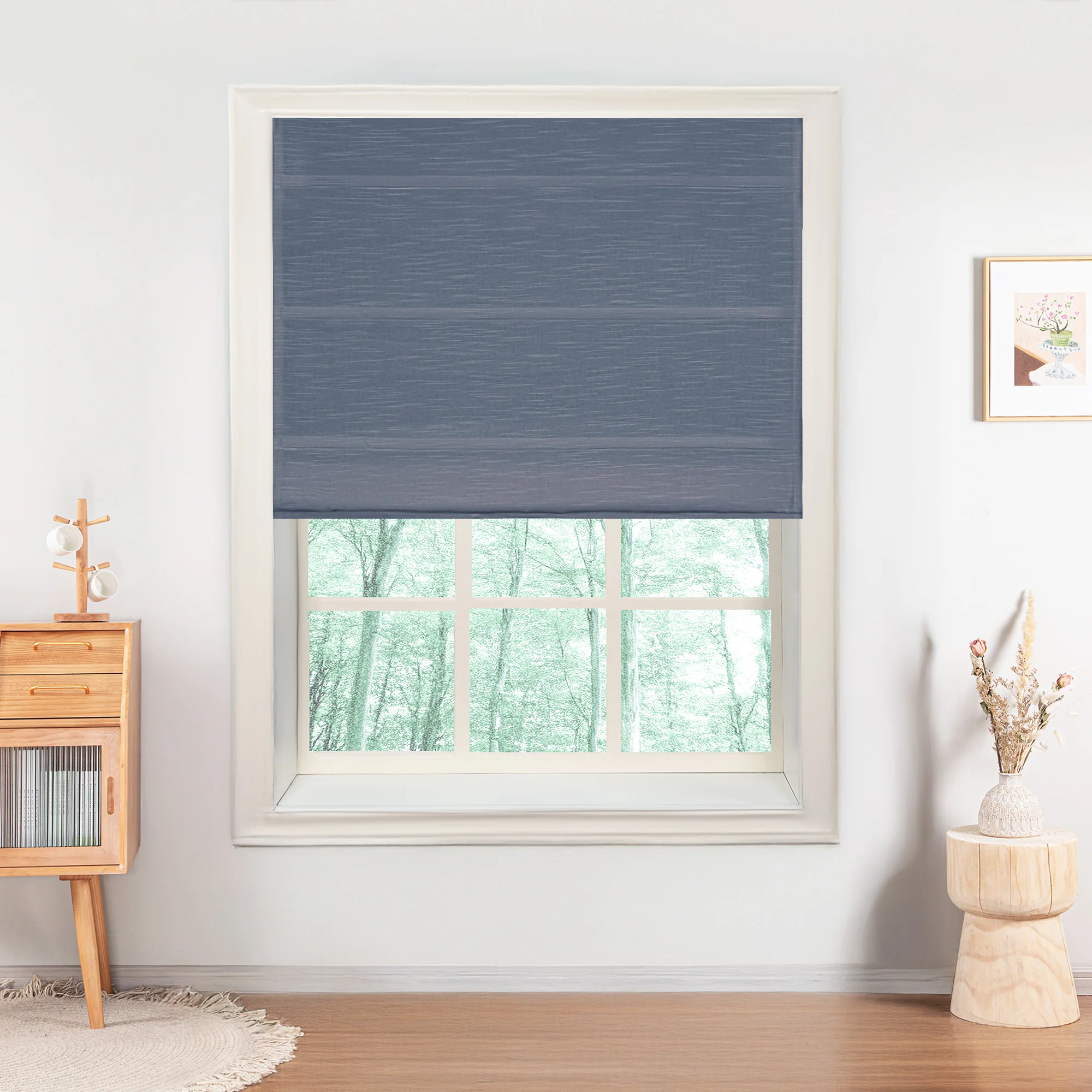 Jenna Linen Roman Shades & Blinds - Image 23