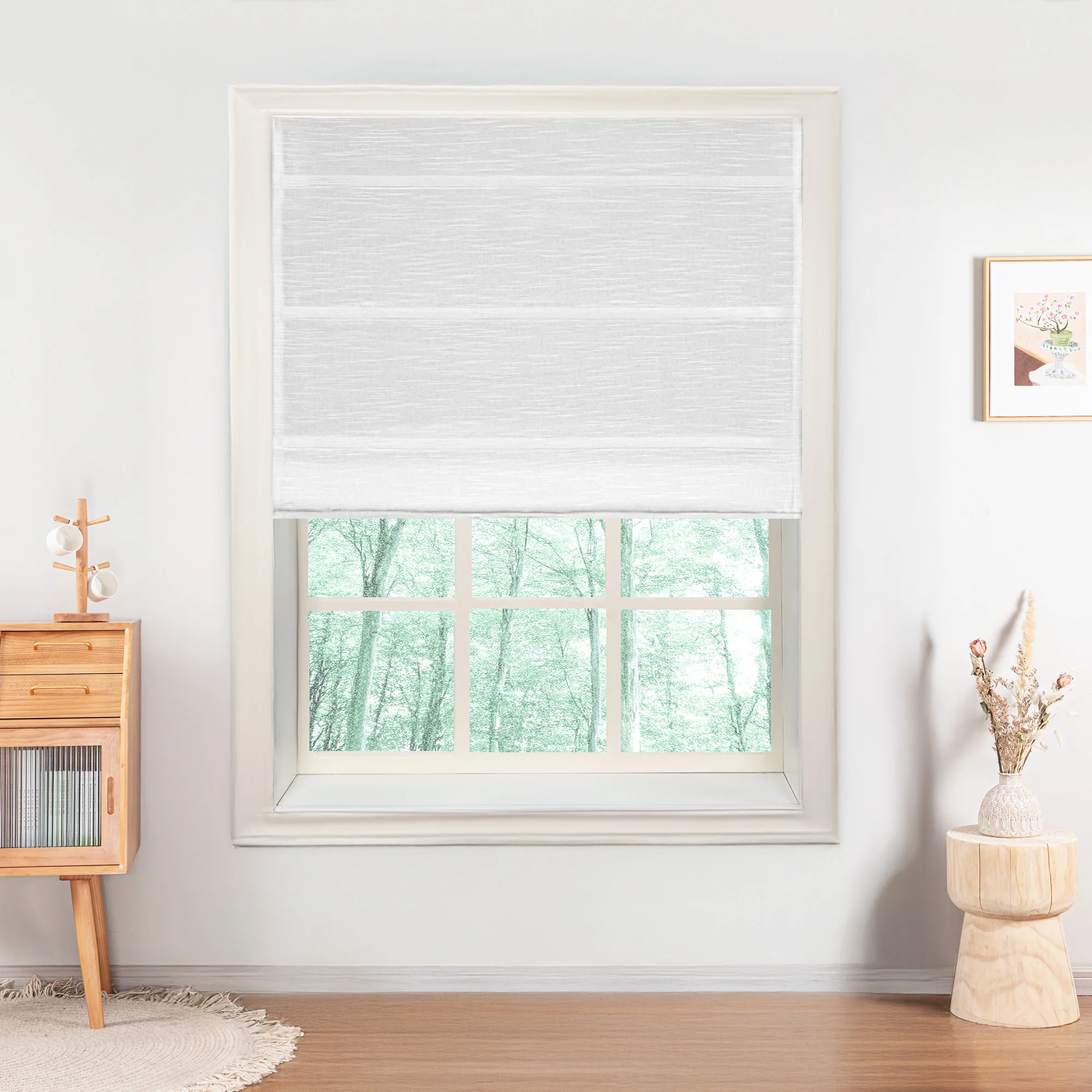 Jenna Linen Roman Shades & Blinds - Image 30
