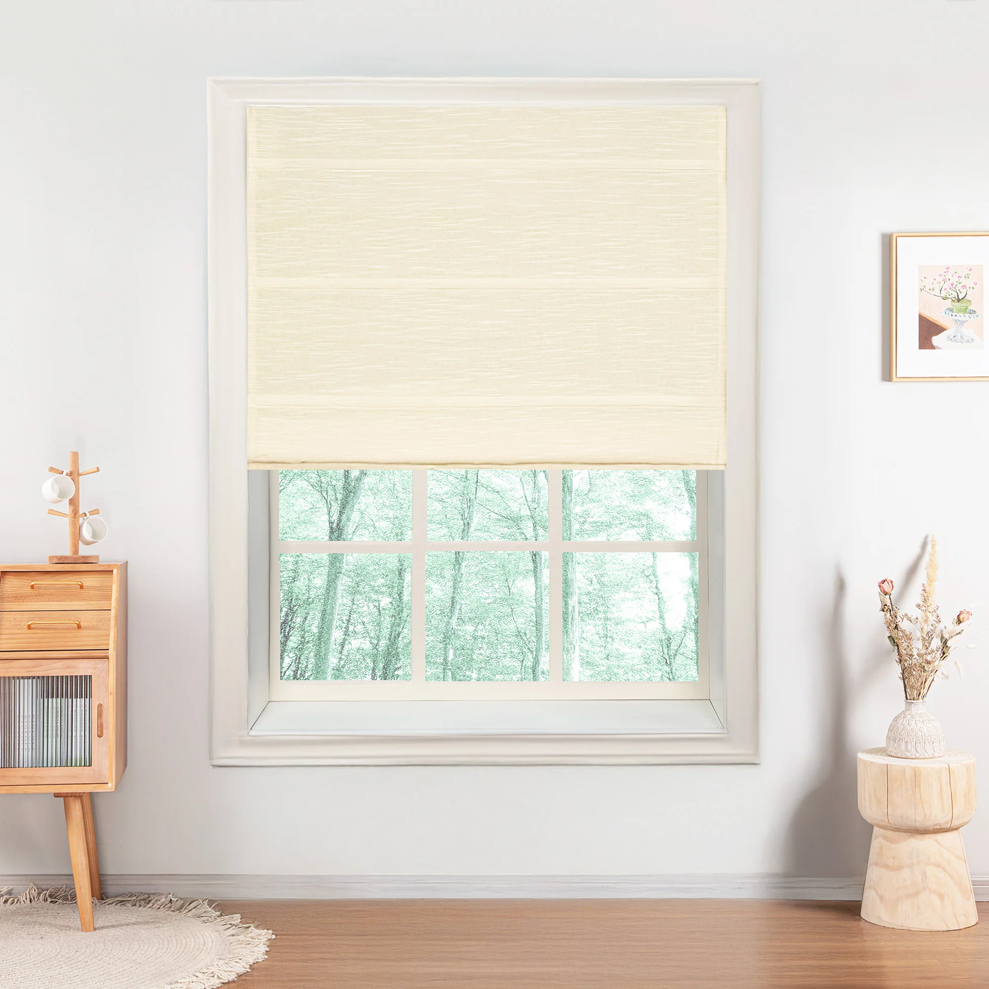 Jenna Linen Roman Shades & Blinds - Image 31
