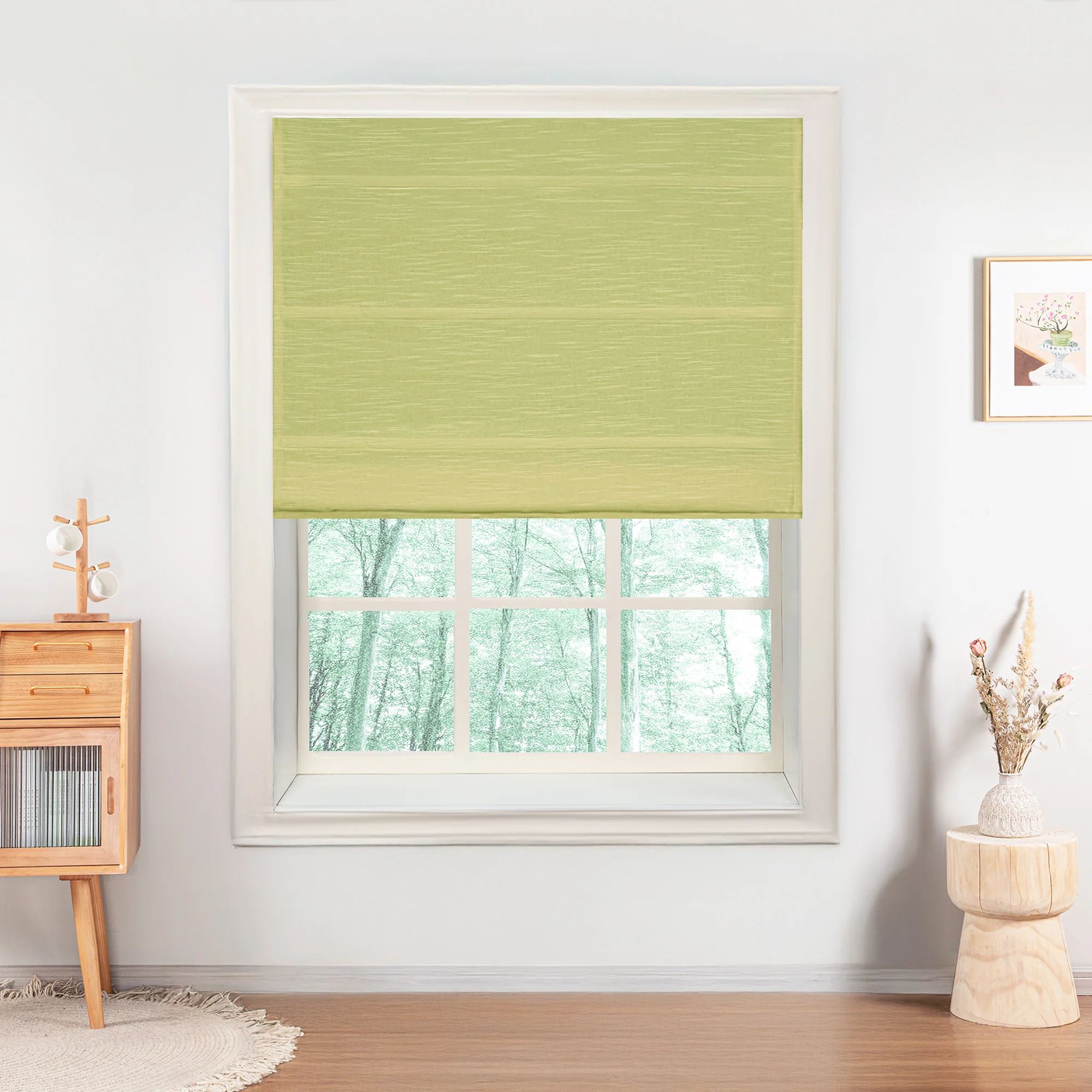 Jenna Linen Roman Shades & Blinds - Image 19