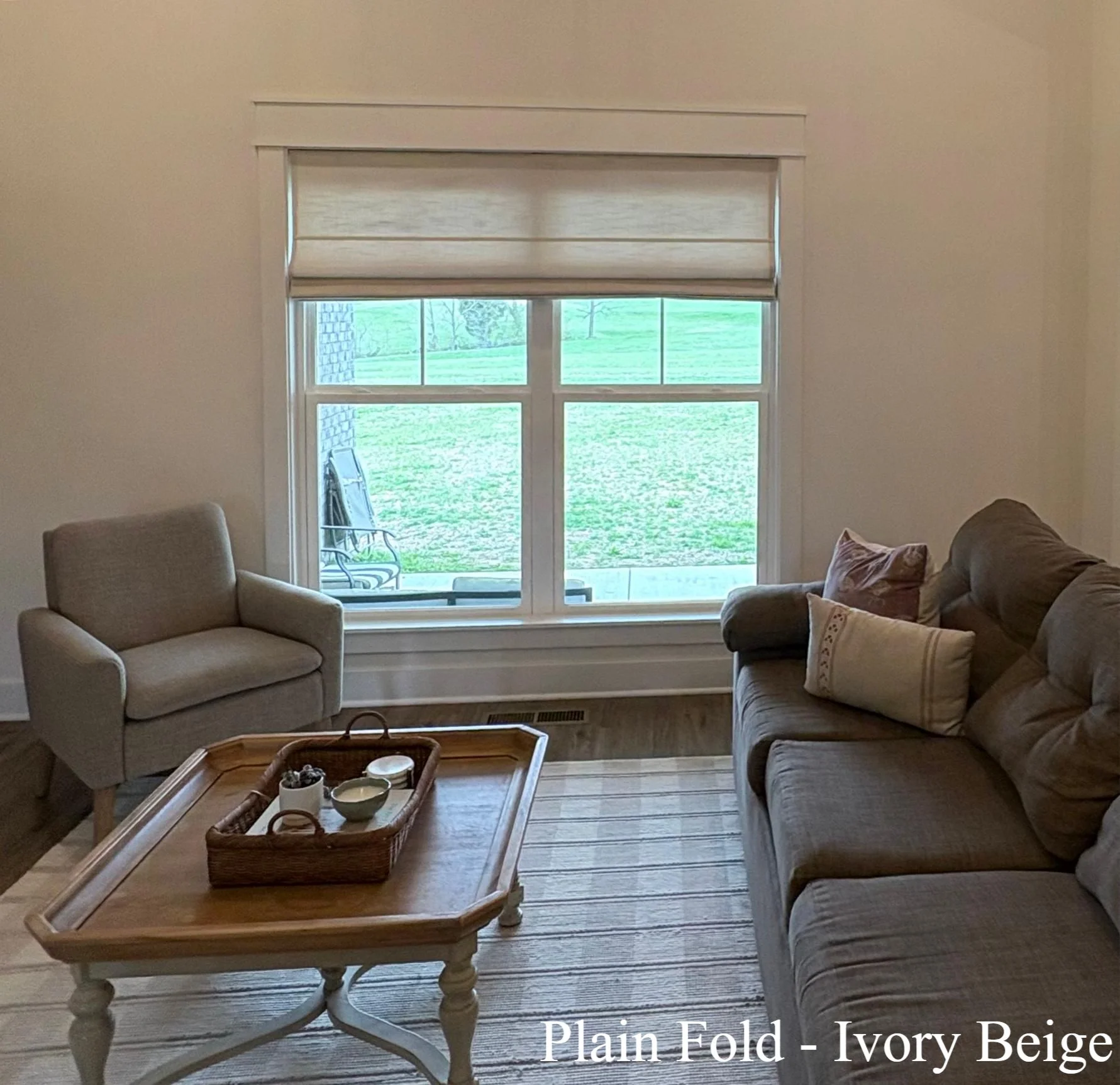 Jenna Linen Roman Shades & Blinds - Image 4