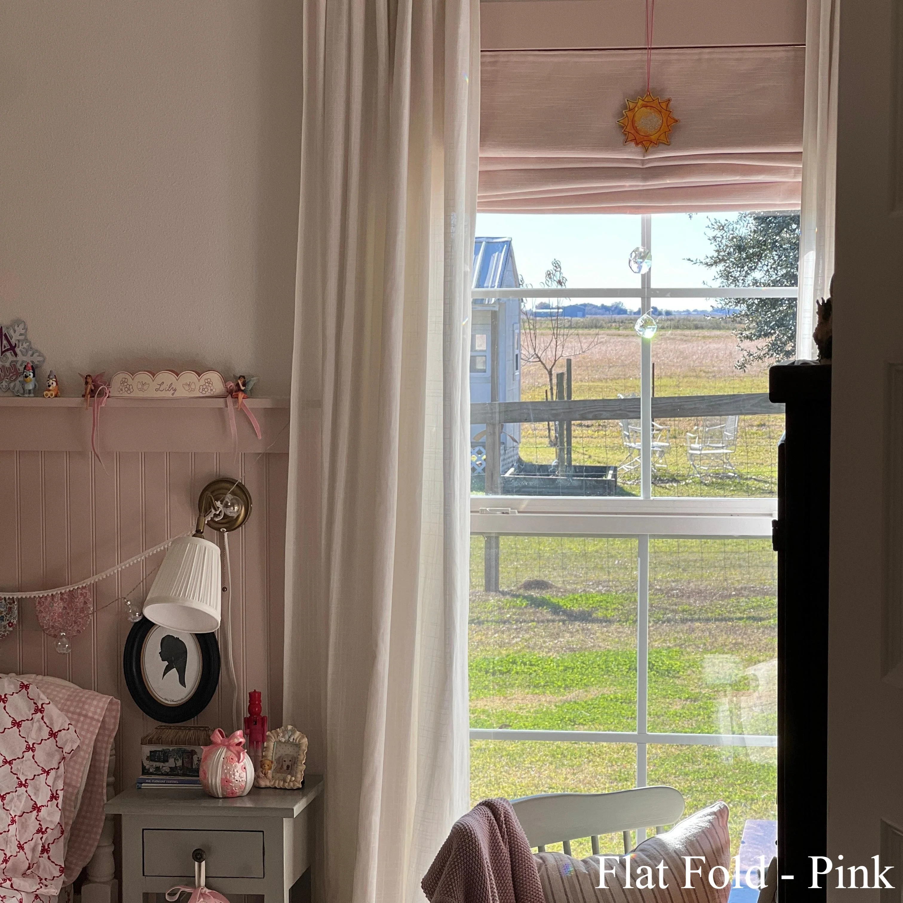 Jenna Linen Roman Shades & Blinds - Image 5