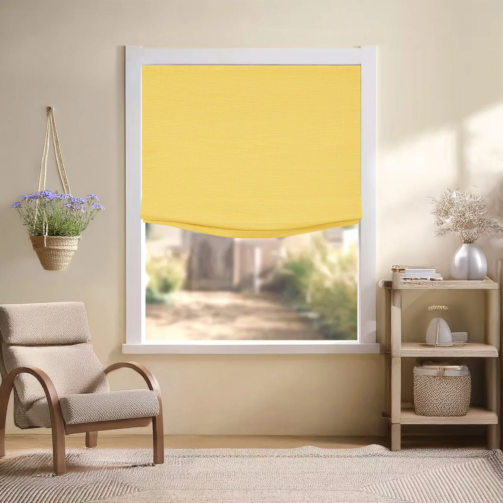 Jenna Linen Roman Shades & Blinds | Relaxed - Image 19