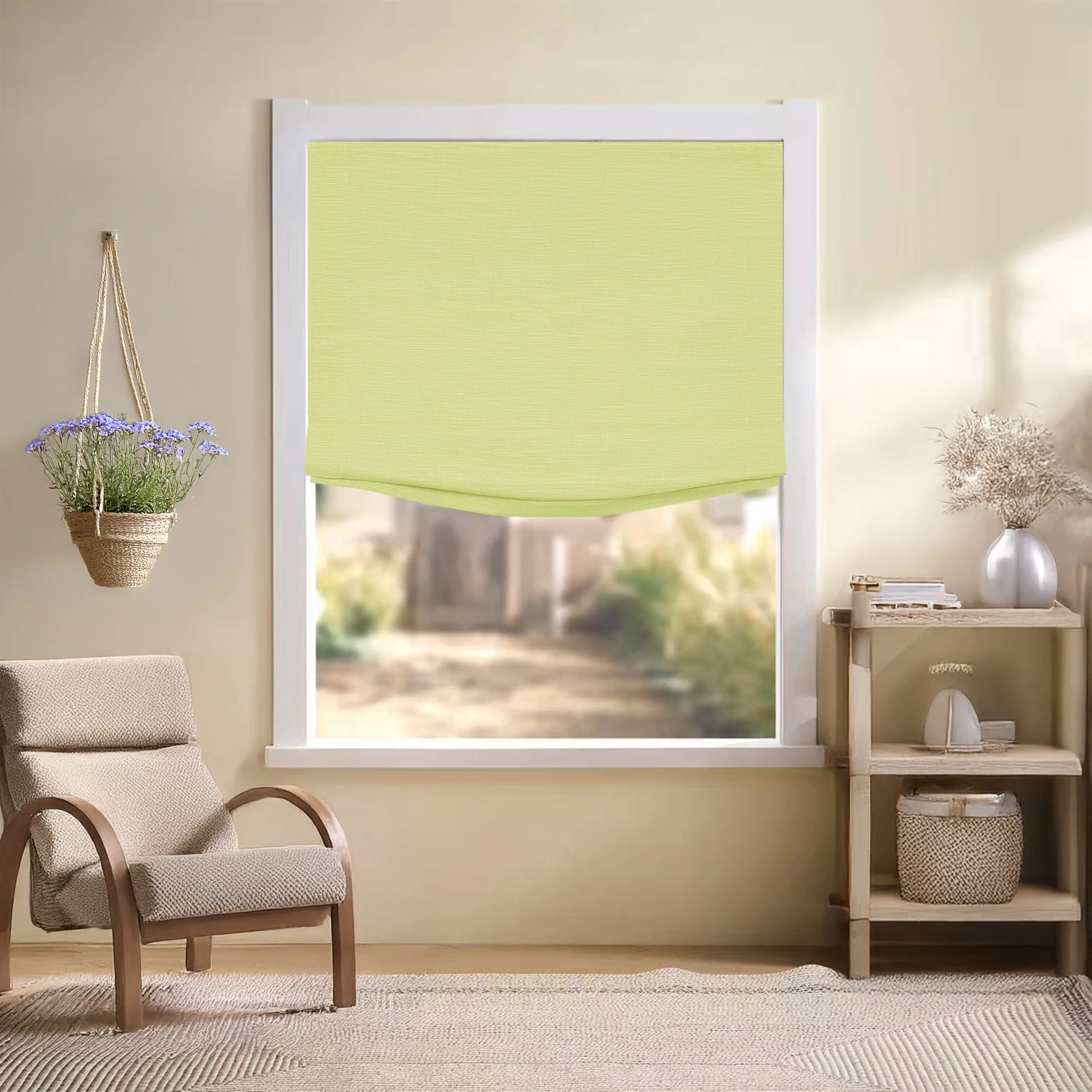 Jenna Linen Roman Shades & Blinds | Relaxed - Image 21