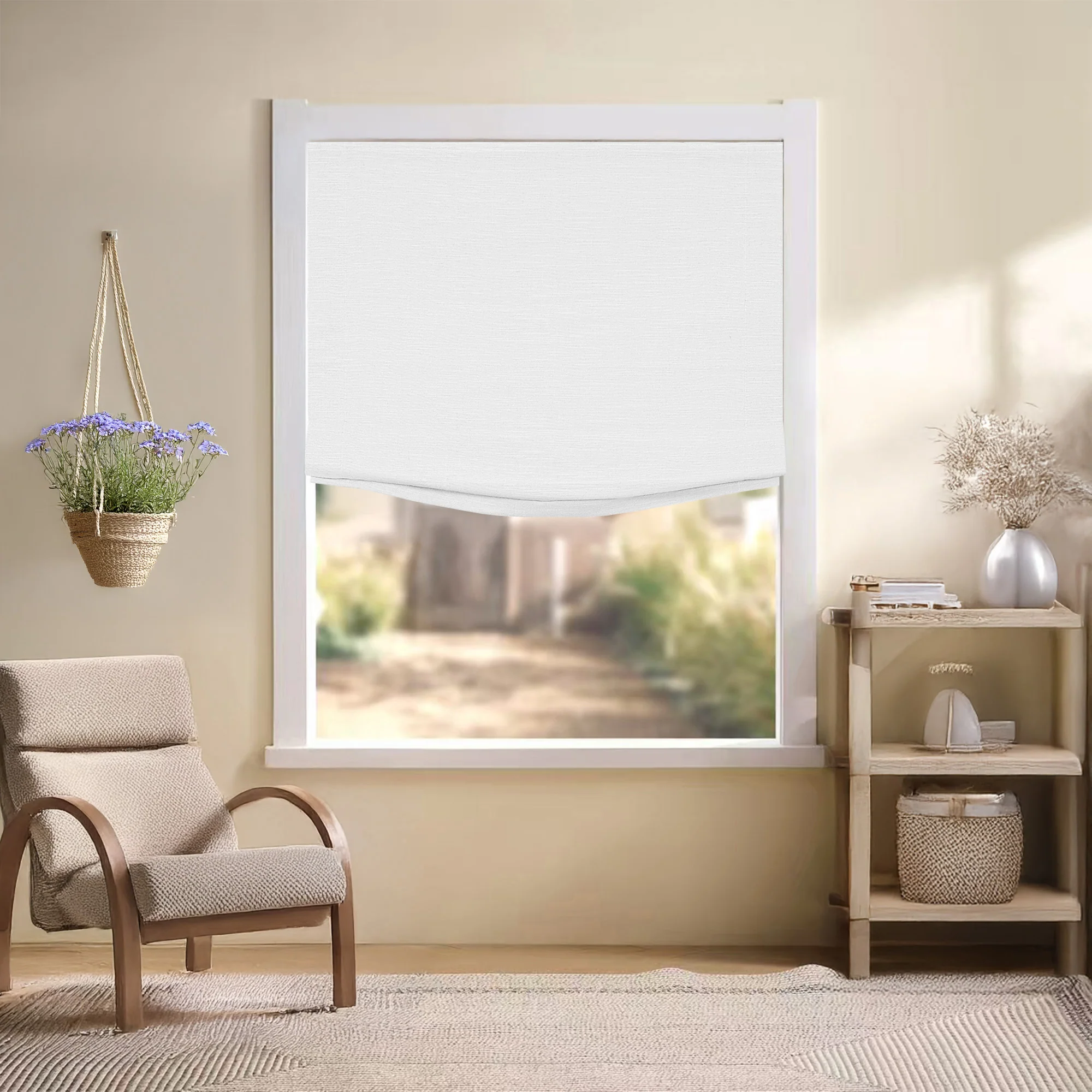 Jenna Linen Roman Shades & Blinds | Relaxed - Image 24
