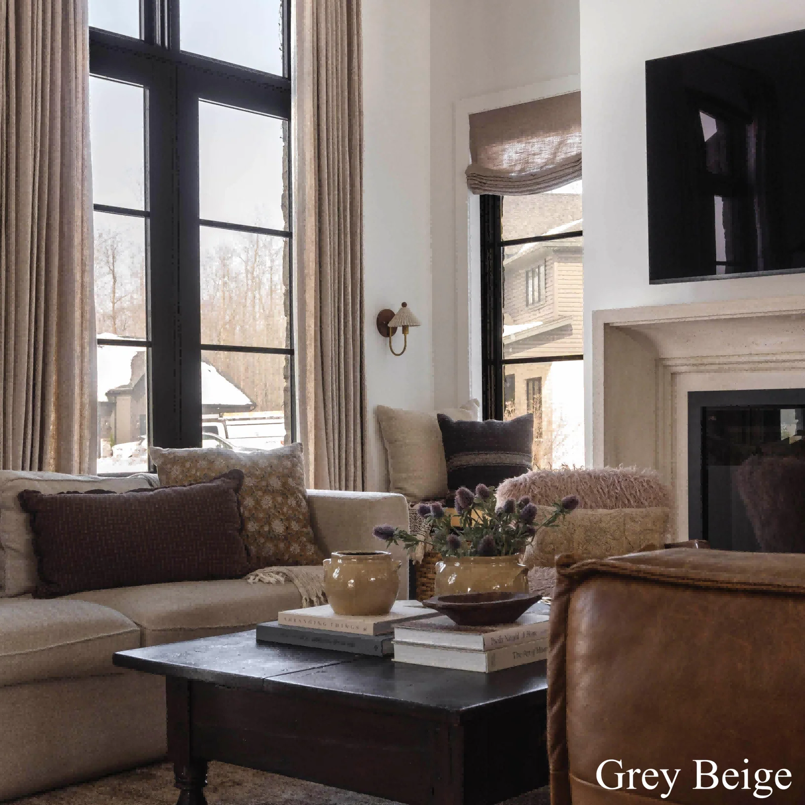 Jenna Linen Roman Shades & Blinds | Relaxed - Image 3