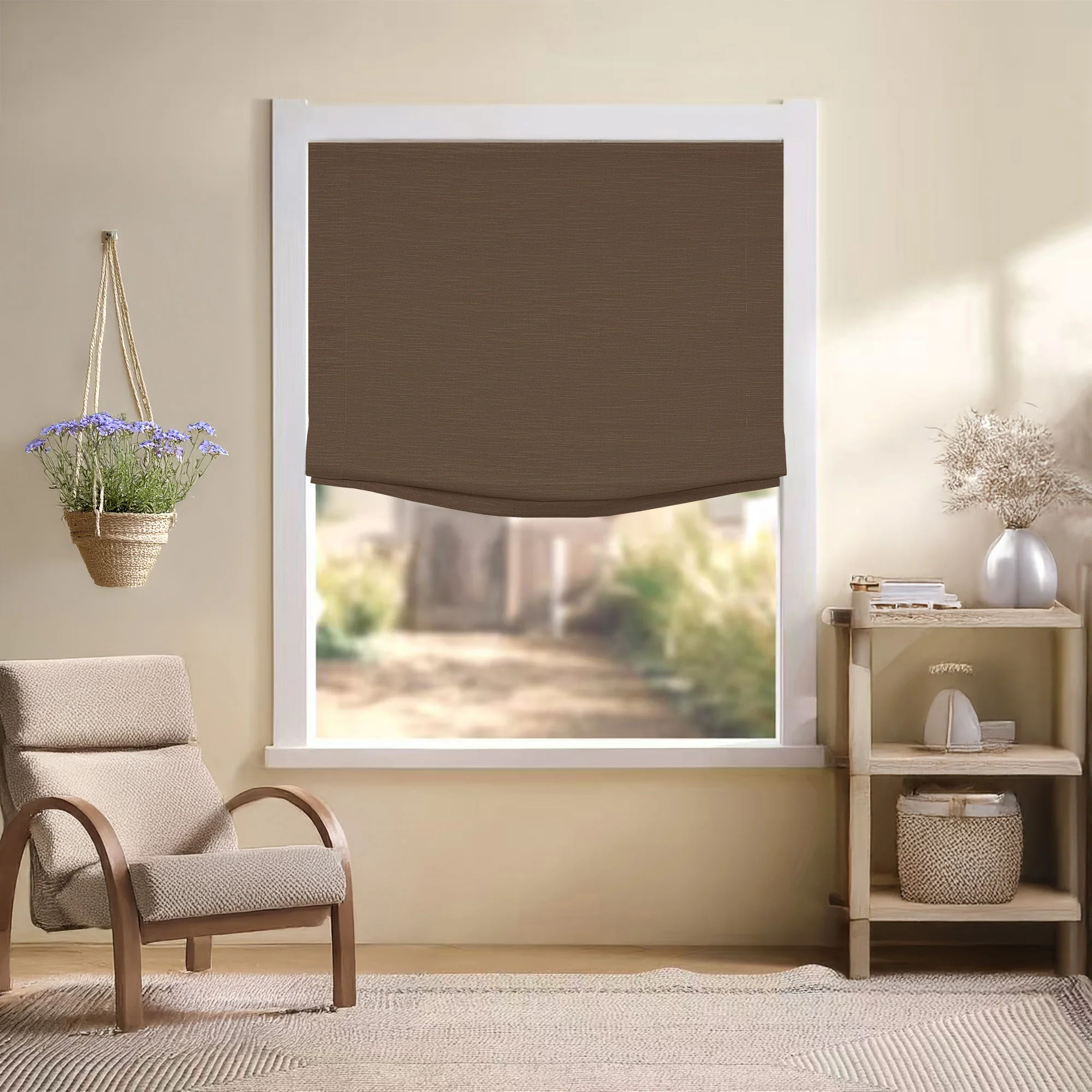 Jenna Linen Roman Shades & Blinds | Relaxed - Image 30