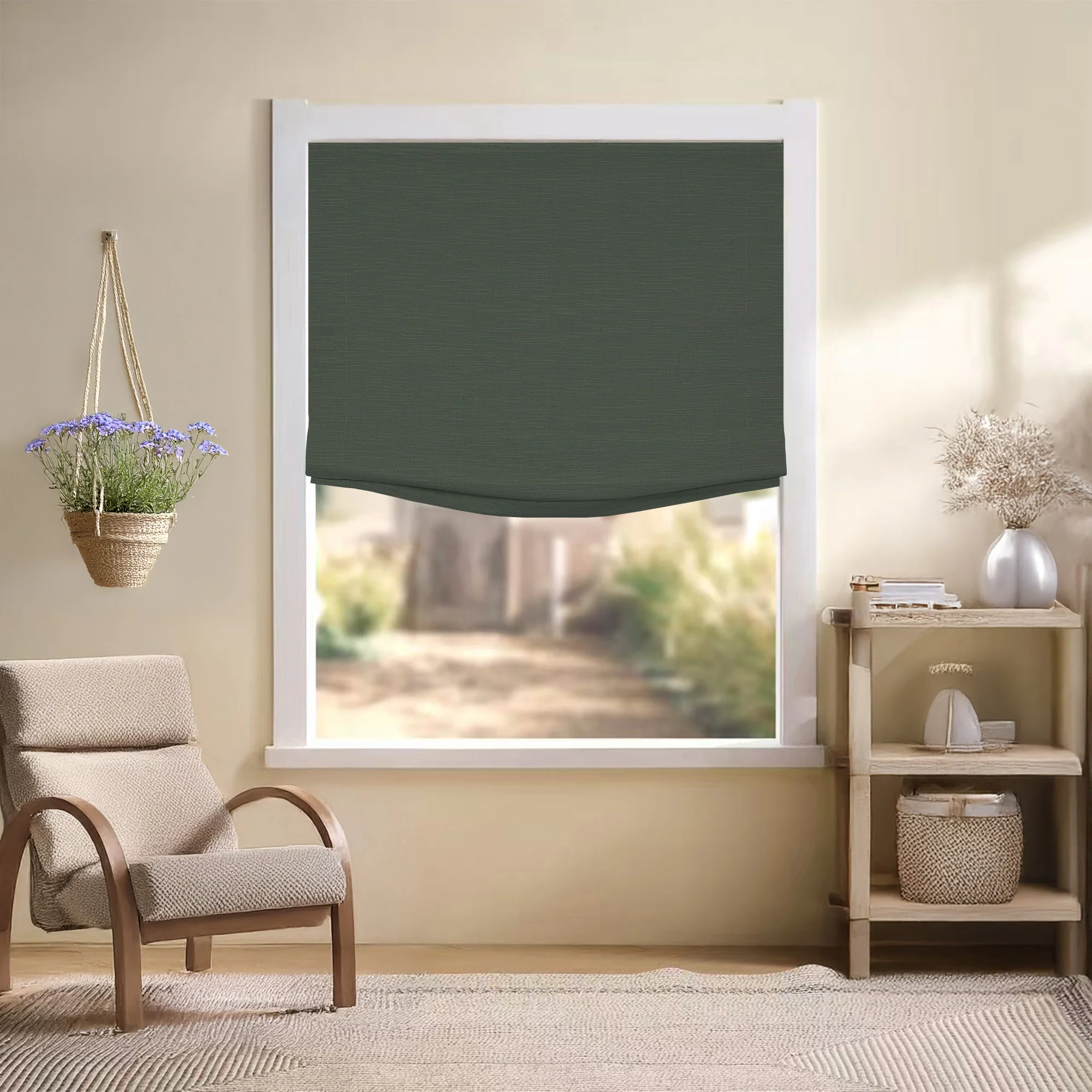 Jenna Linen Roman Shades & Blinds | Relaxed - Image 31