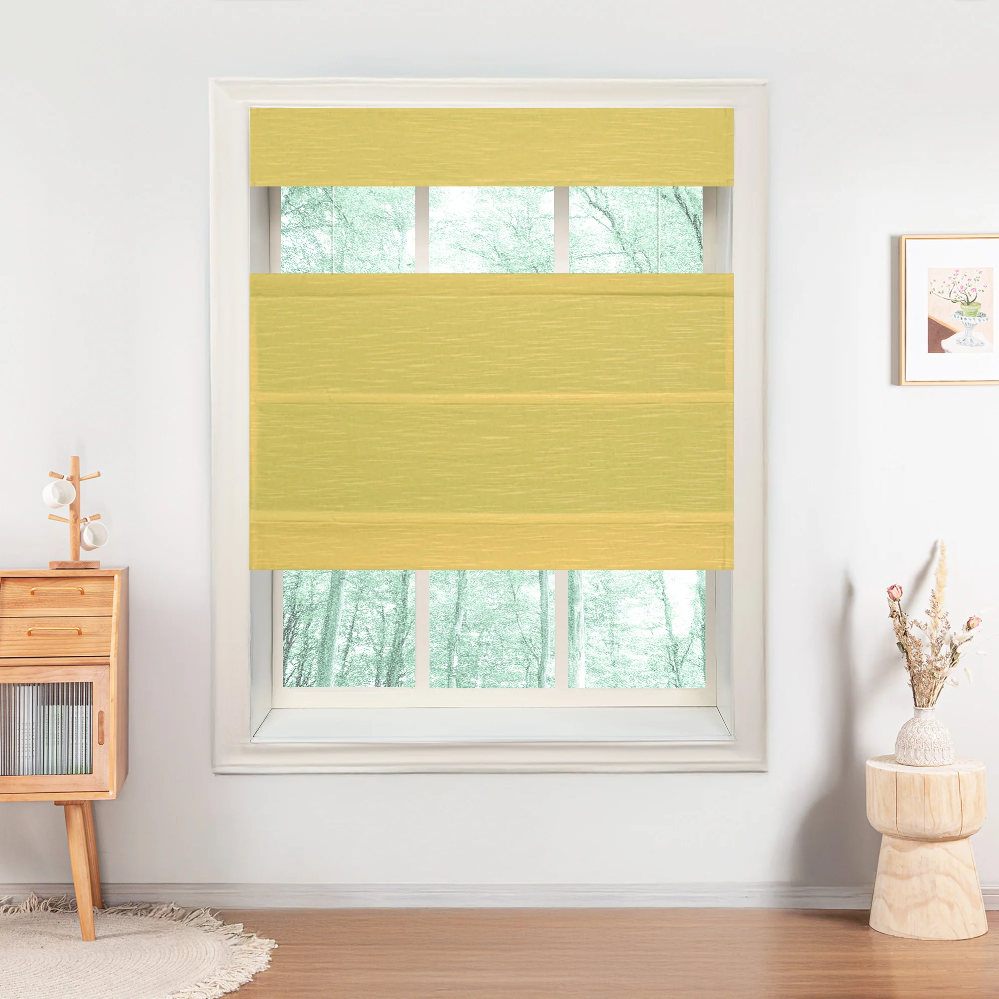 Jenna Linen Roman Shades & Blinds | Top Down Bottom Up - Image 22