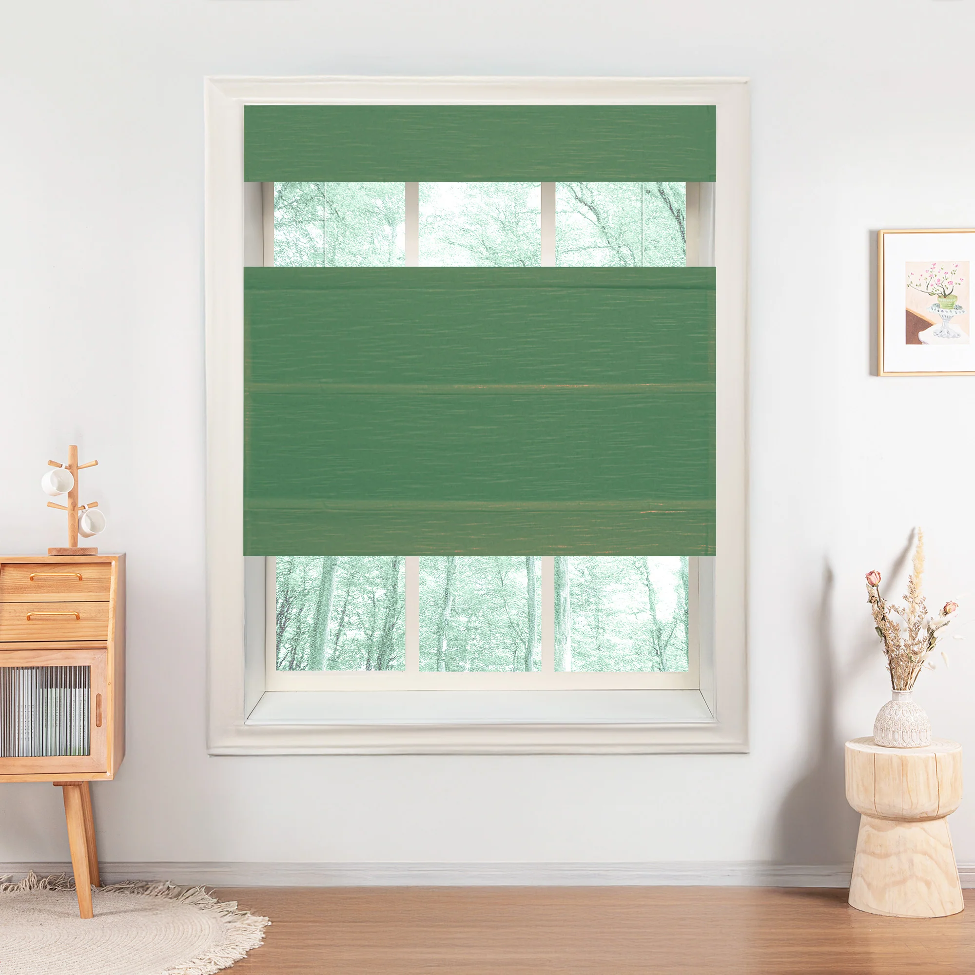 Jenna Linen Roman Shades & Blinds | Top Down Bottom Up - Image 23