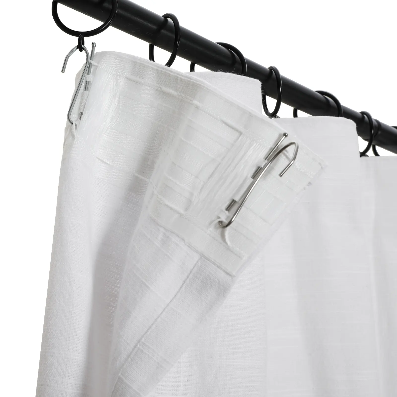 Jenna Linen Curtains & Drapes Soft Top - Image 11