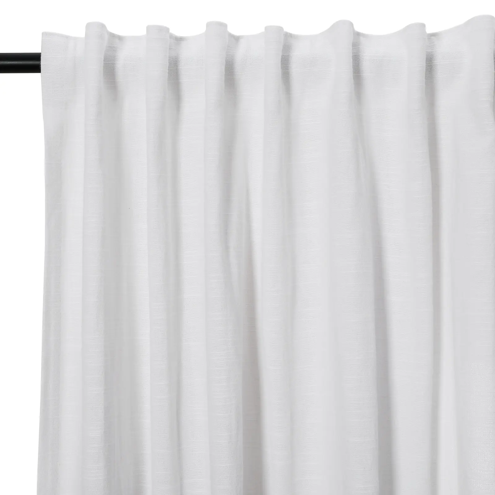 Jenna Linen Curtains & Drapes Soft Top - Image 13