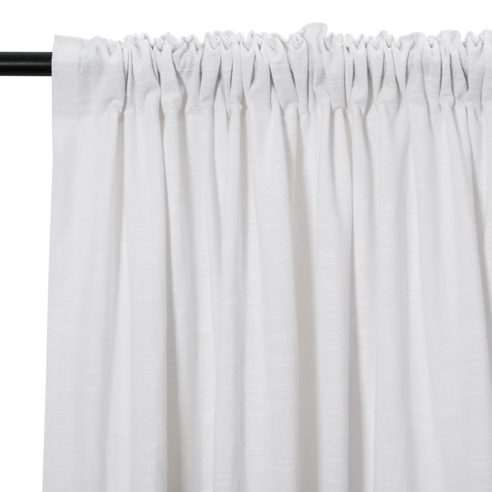 Jenna Linen Curtains & Drapes Soft Top - Image 14