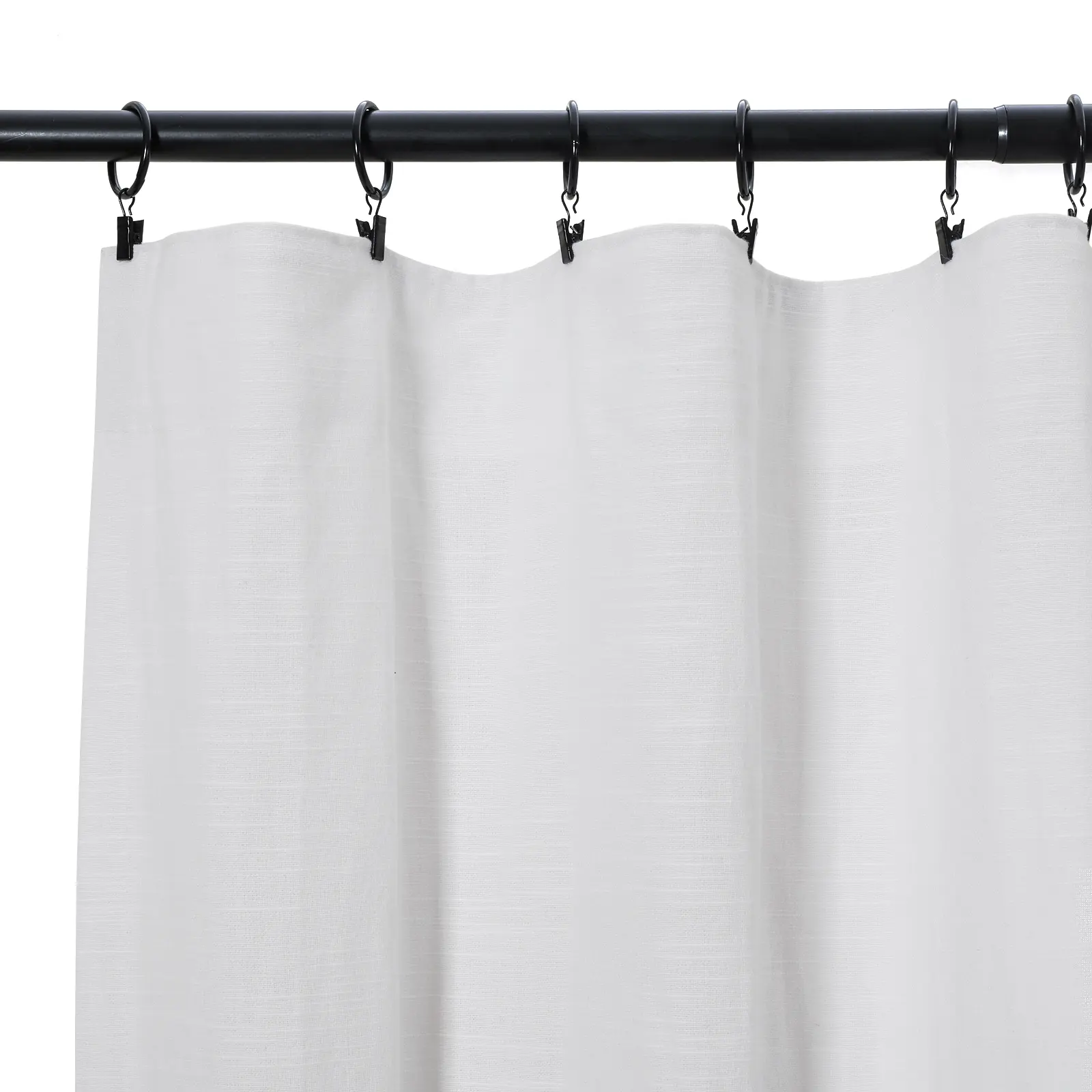 Jenna Linen Curtains & Drapes Soft Top - Image 17