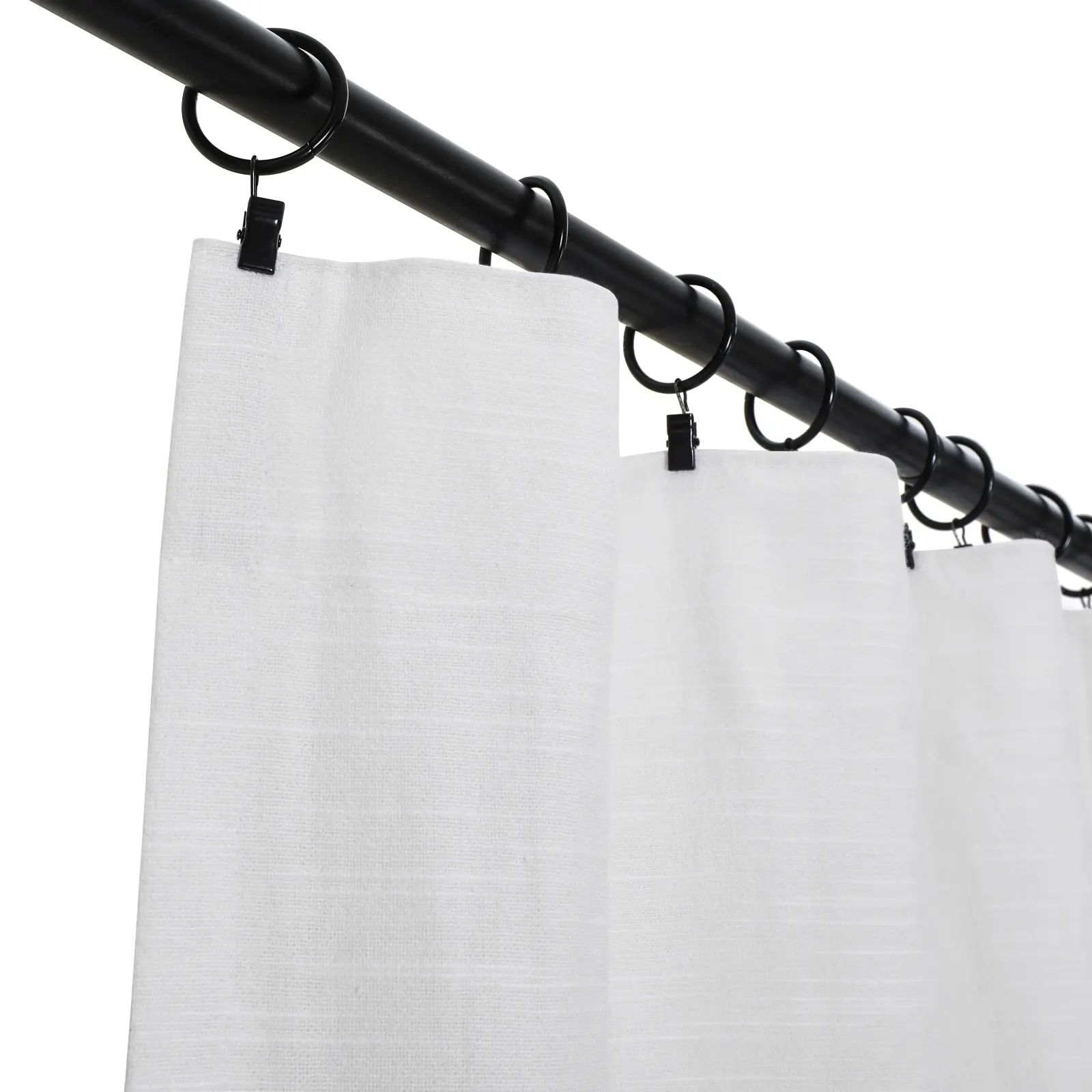 Jenna Linen Curtains & Drapes Soft Top - Image 18