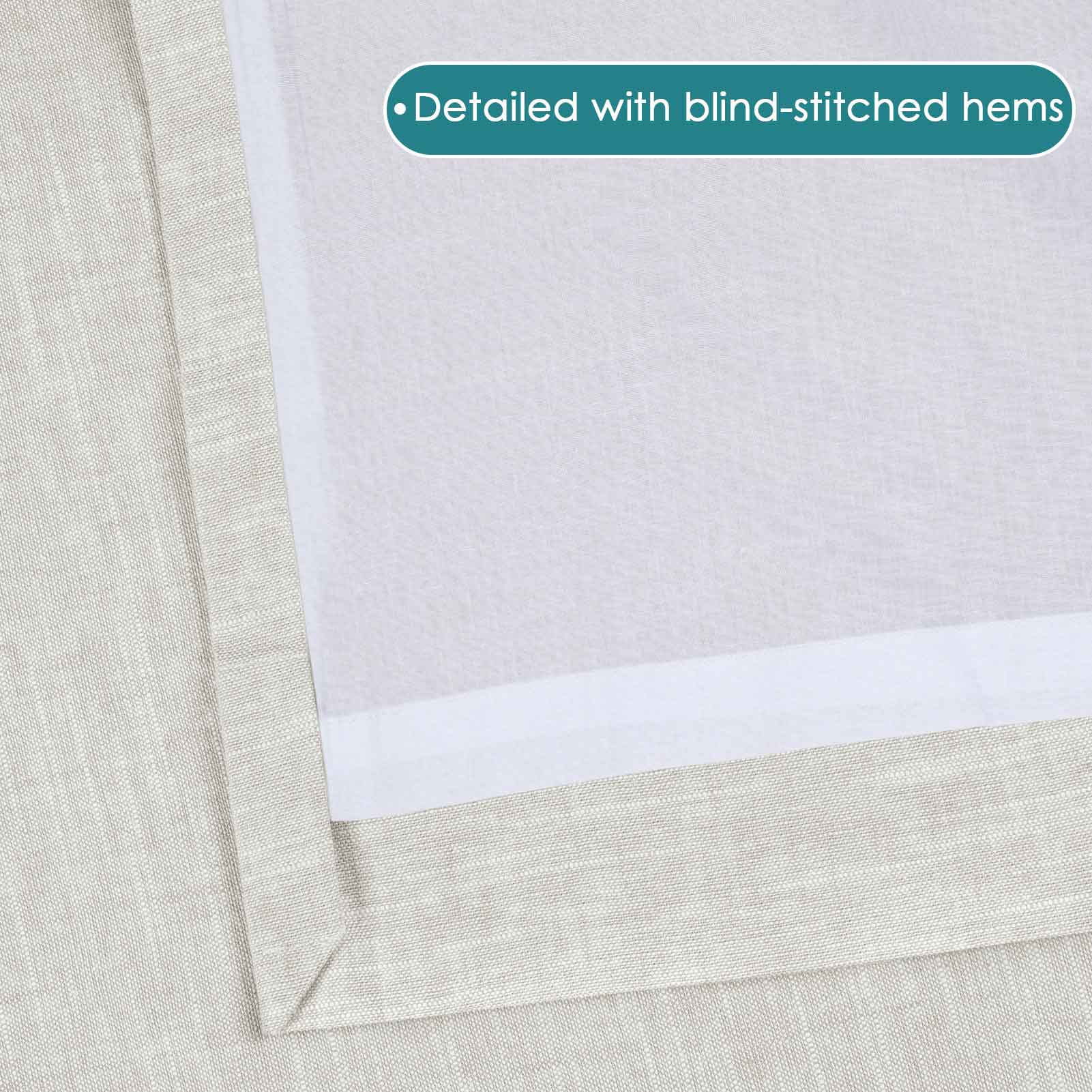 Jenna Linen Curtains & Drapes Soft Top - Image 20